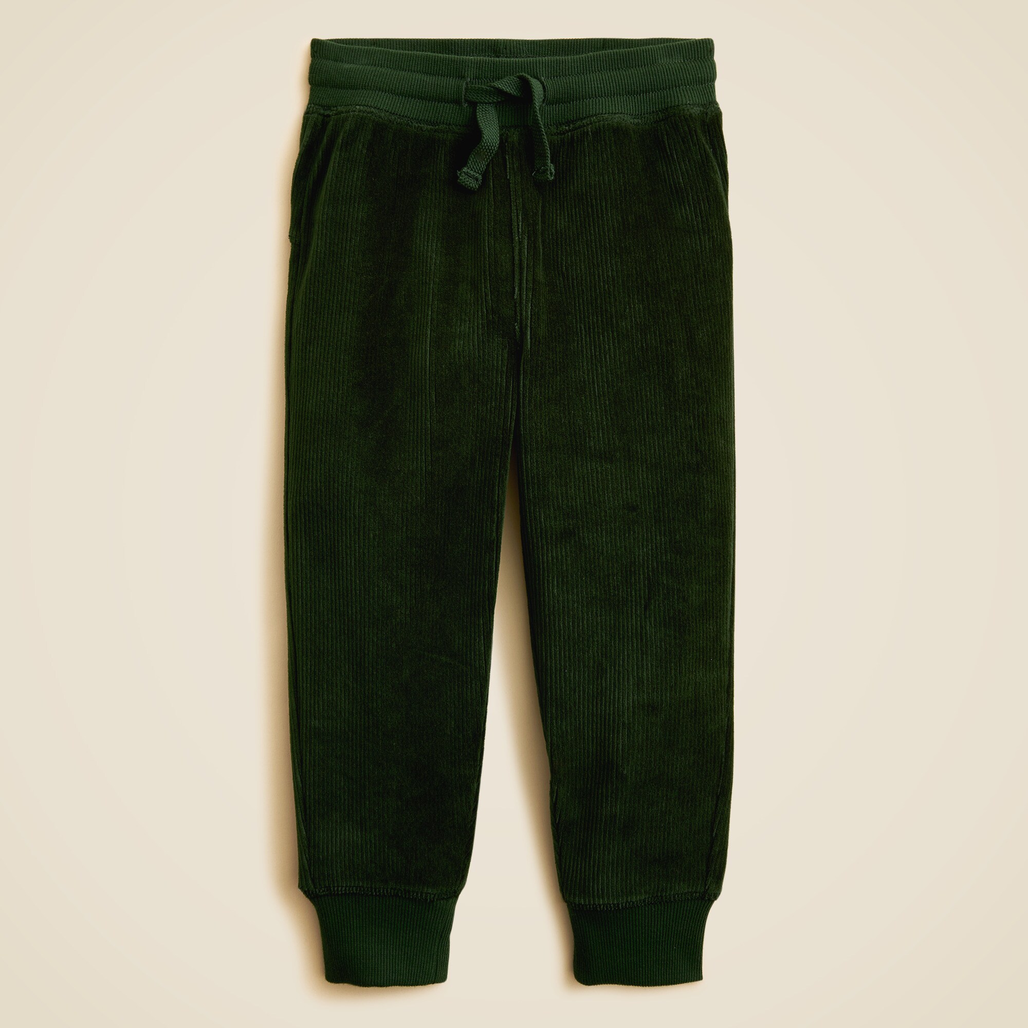 Kids' knit corduroy jogger pant
