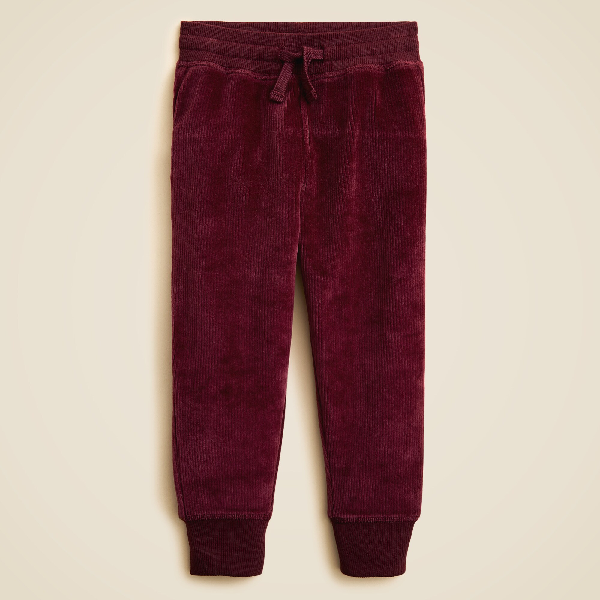  Kids' knit corduroy jogger pant