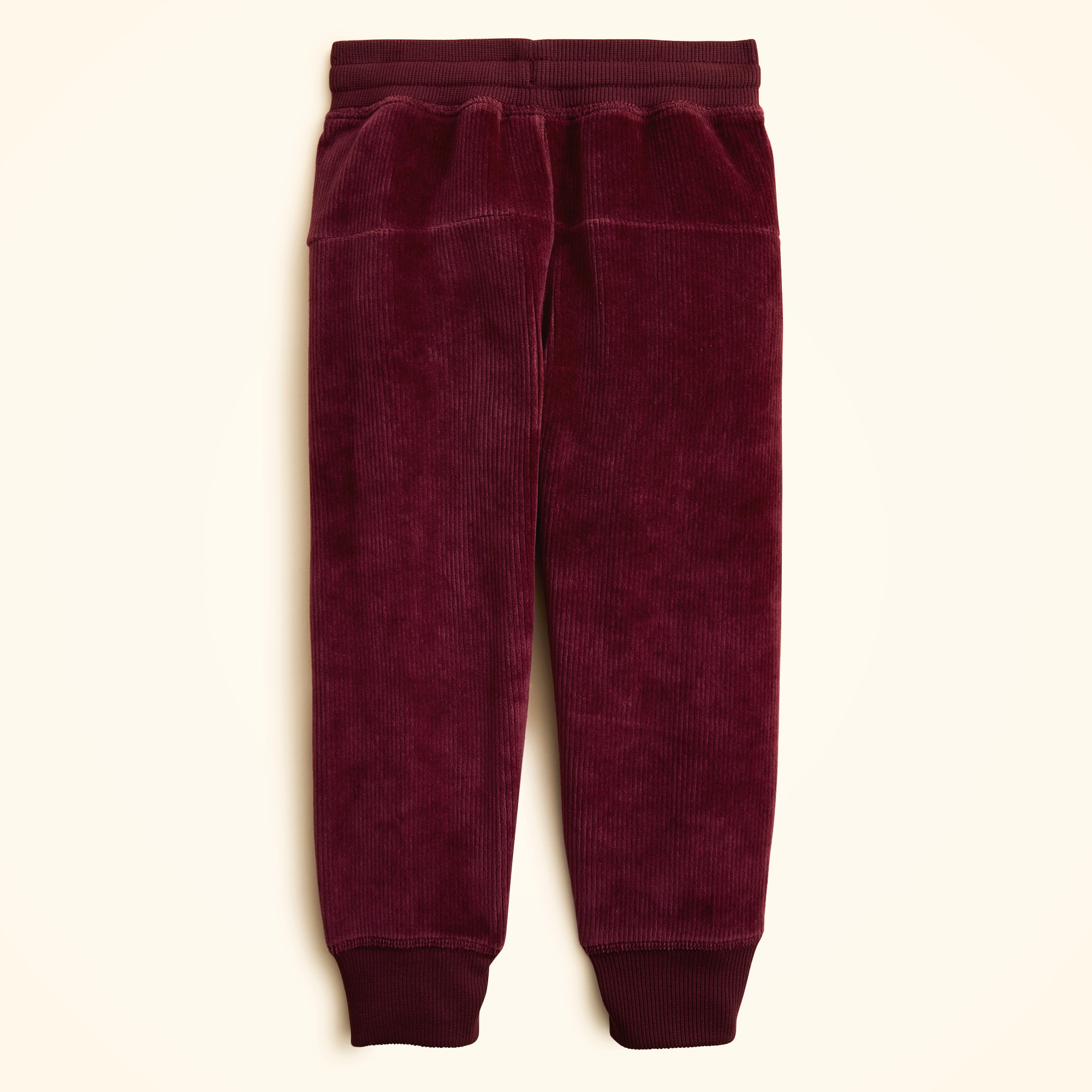 Kids' knit corduroy jogger pant