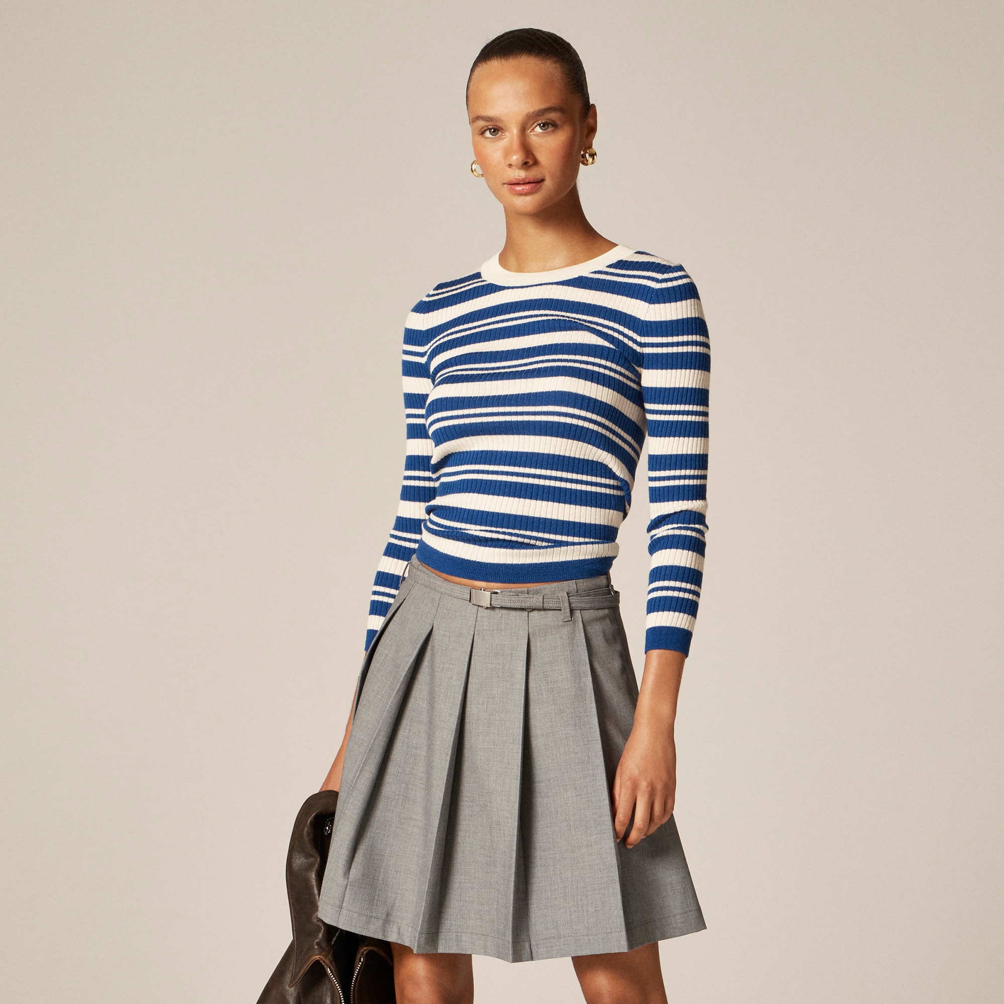 Pleated prep skirt - image 3