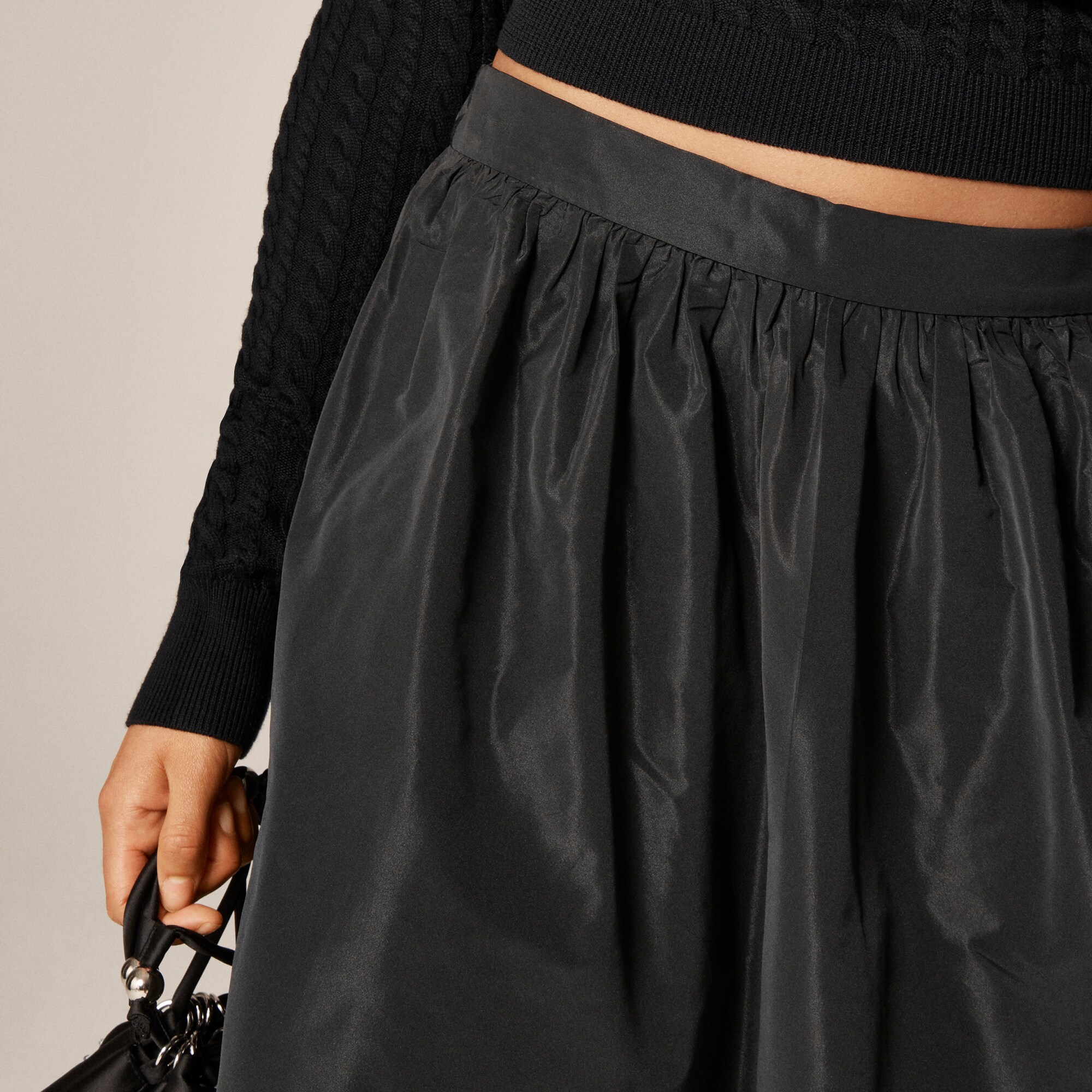 Midi Ball Skirt In Taffeta For Women | J.Crew