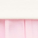Girls' sweatshirt mixy dress with tulle IVORY