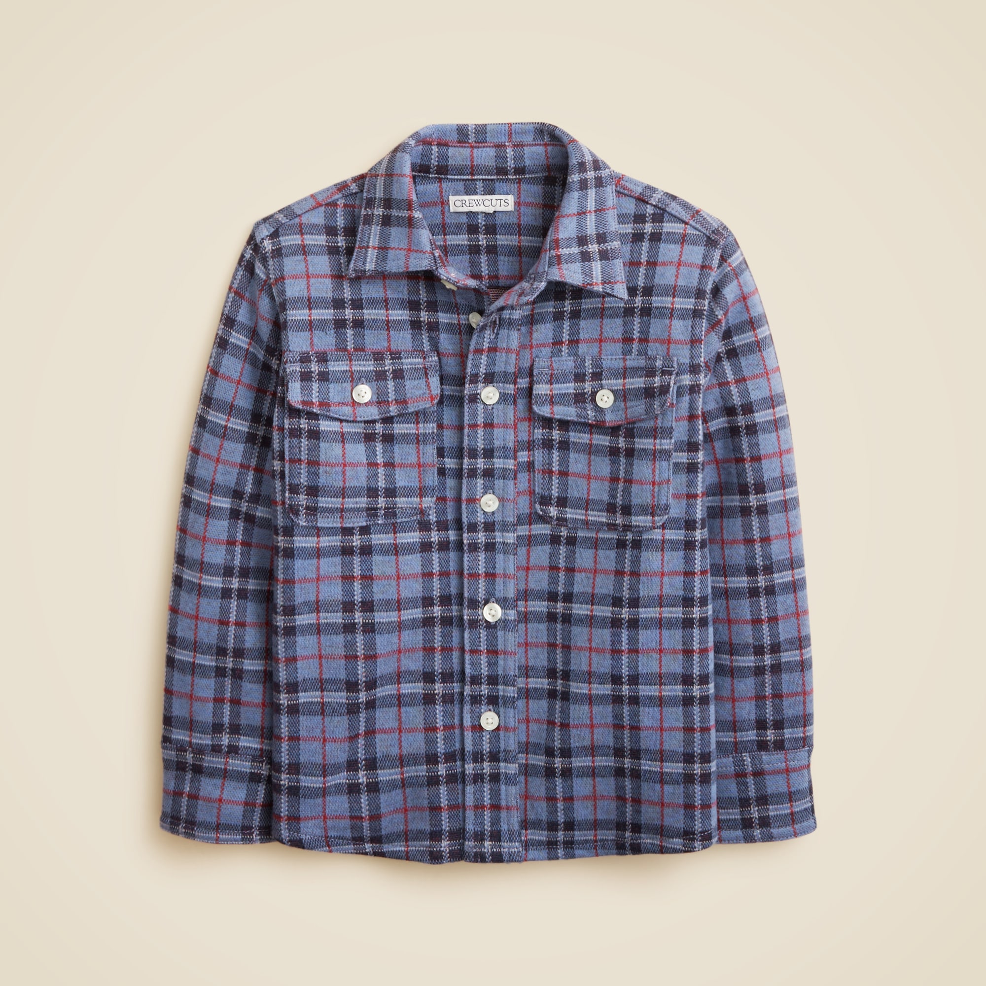 Kids' lightweight Seaboard soft-knit shirt in plaid from J.Crew - $84