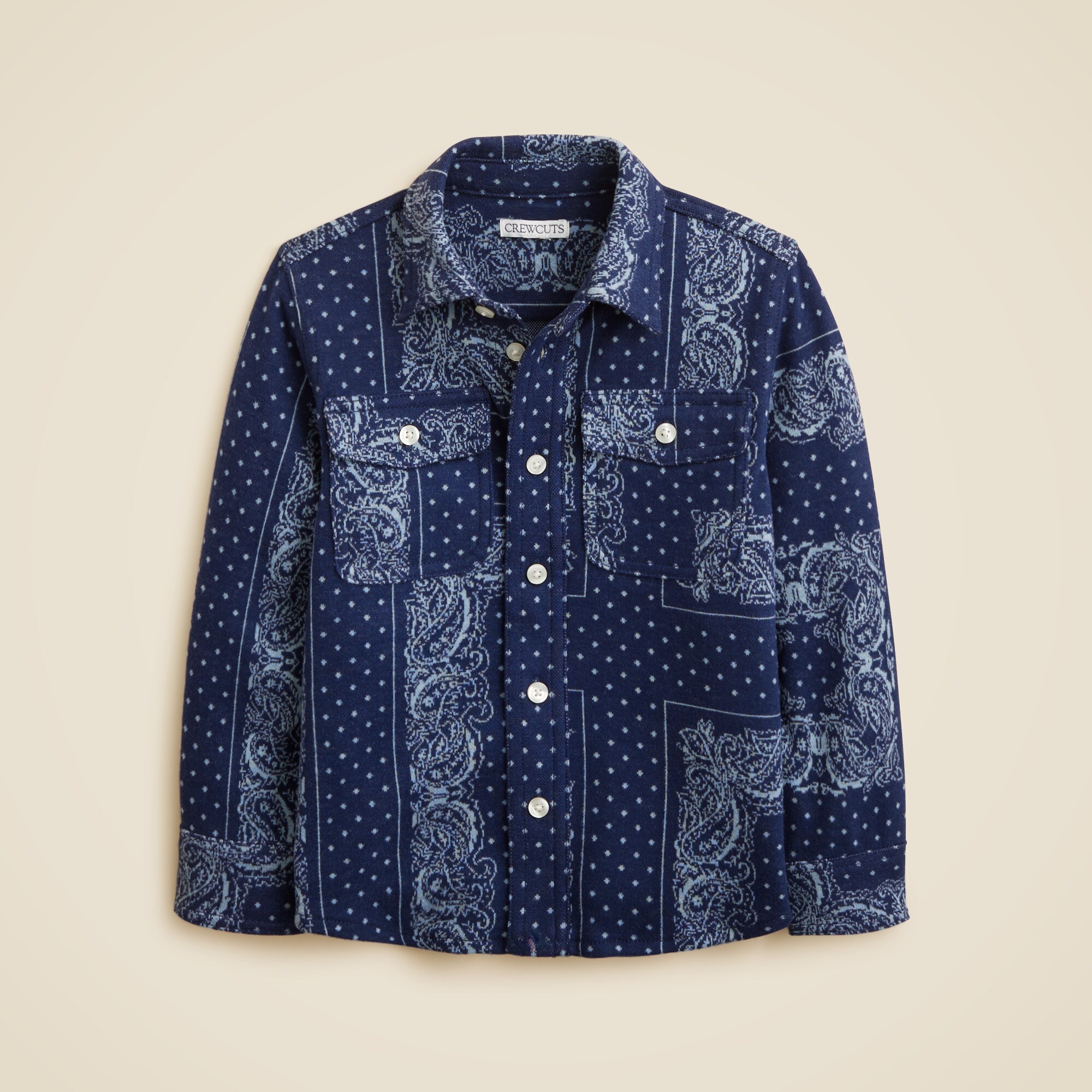  Kids' lightweight Seaboard soft-knit shirt in plaid