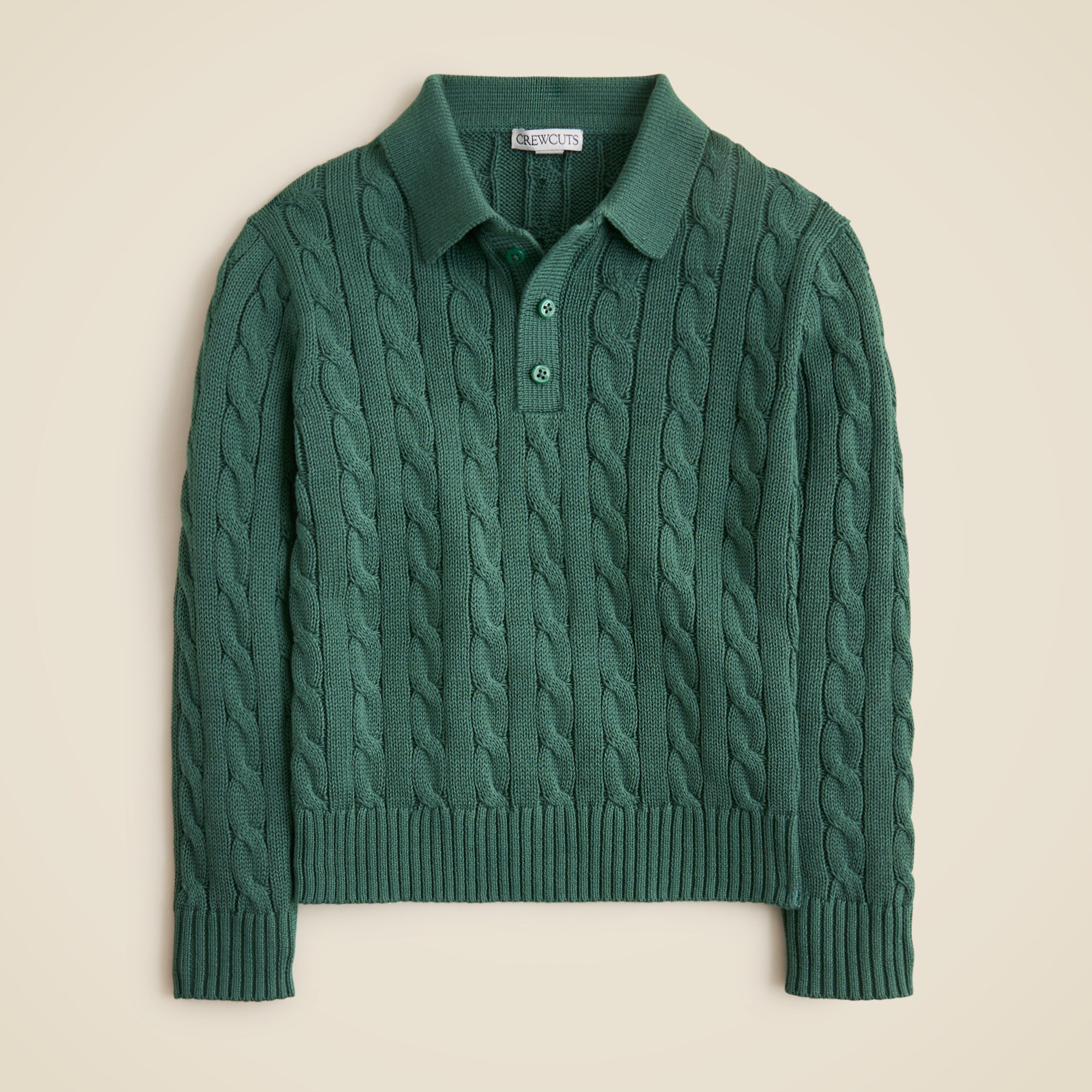 boys Kids' cable-knit sweater-polo