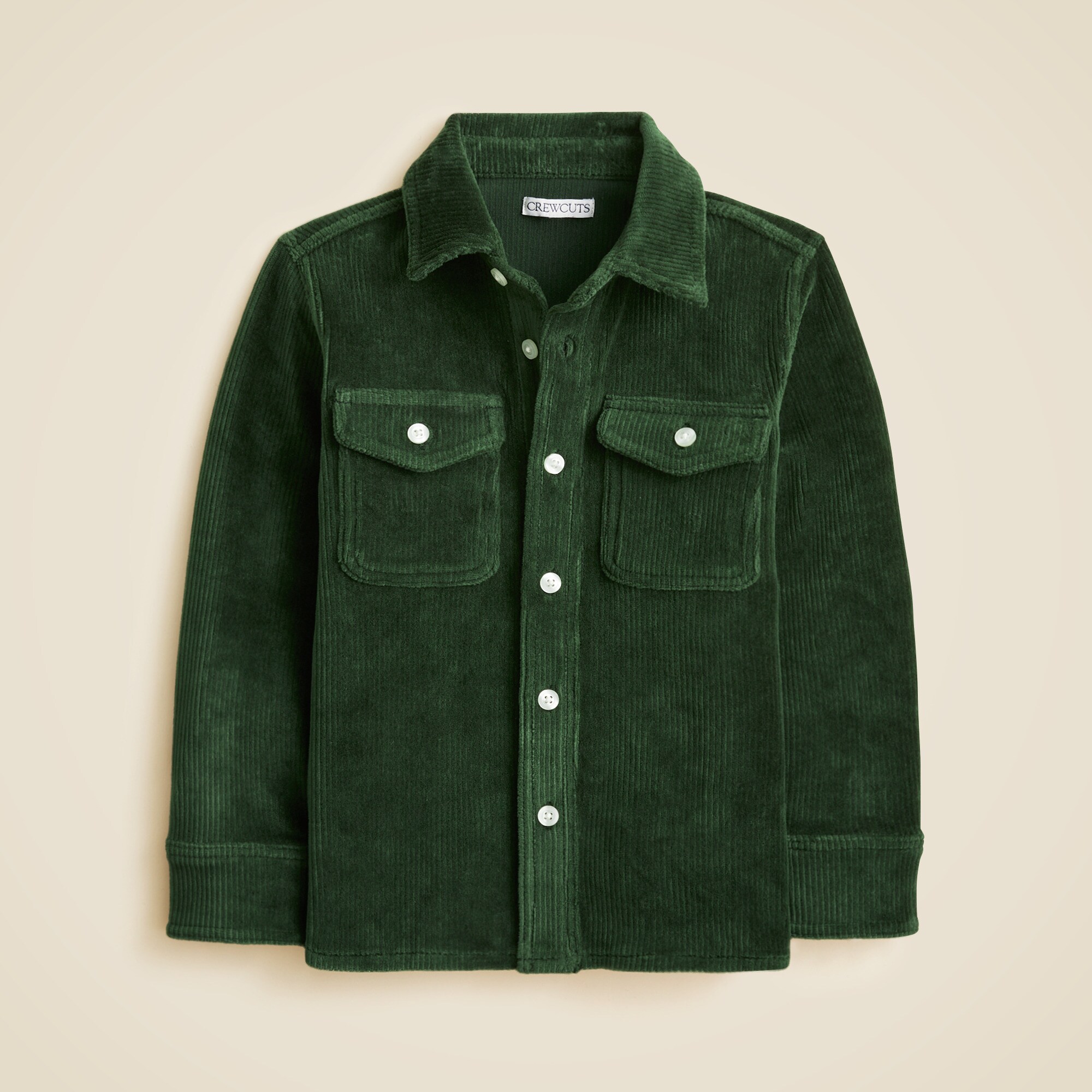  Kids' knit corduroy shirt