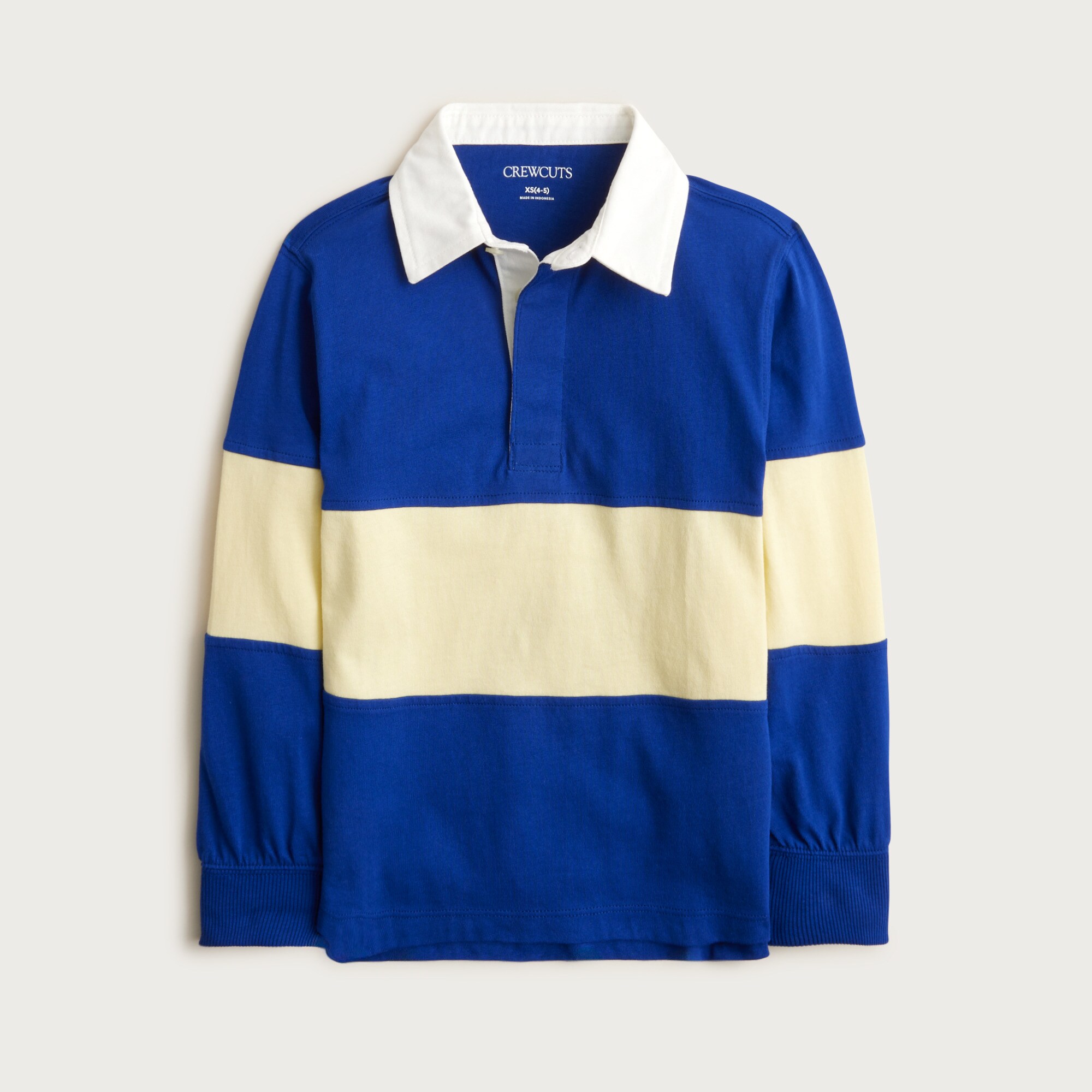  Kids' junior varsity rugby polo shirt in stripe