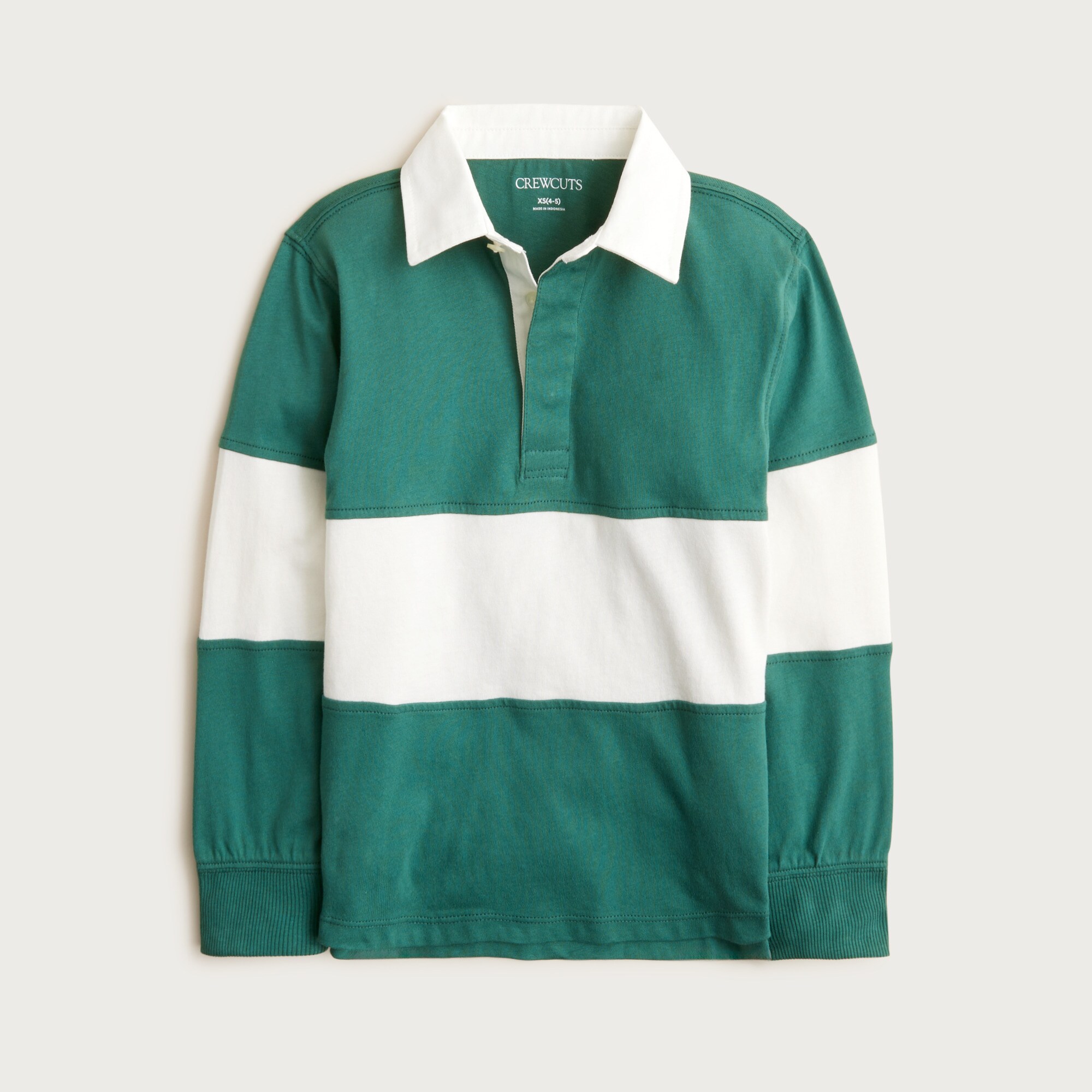  Kids' junior varsity rugby polo shirt in stripe