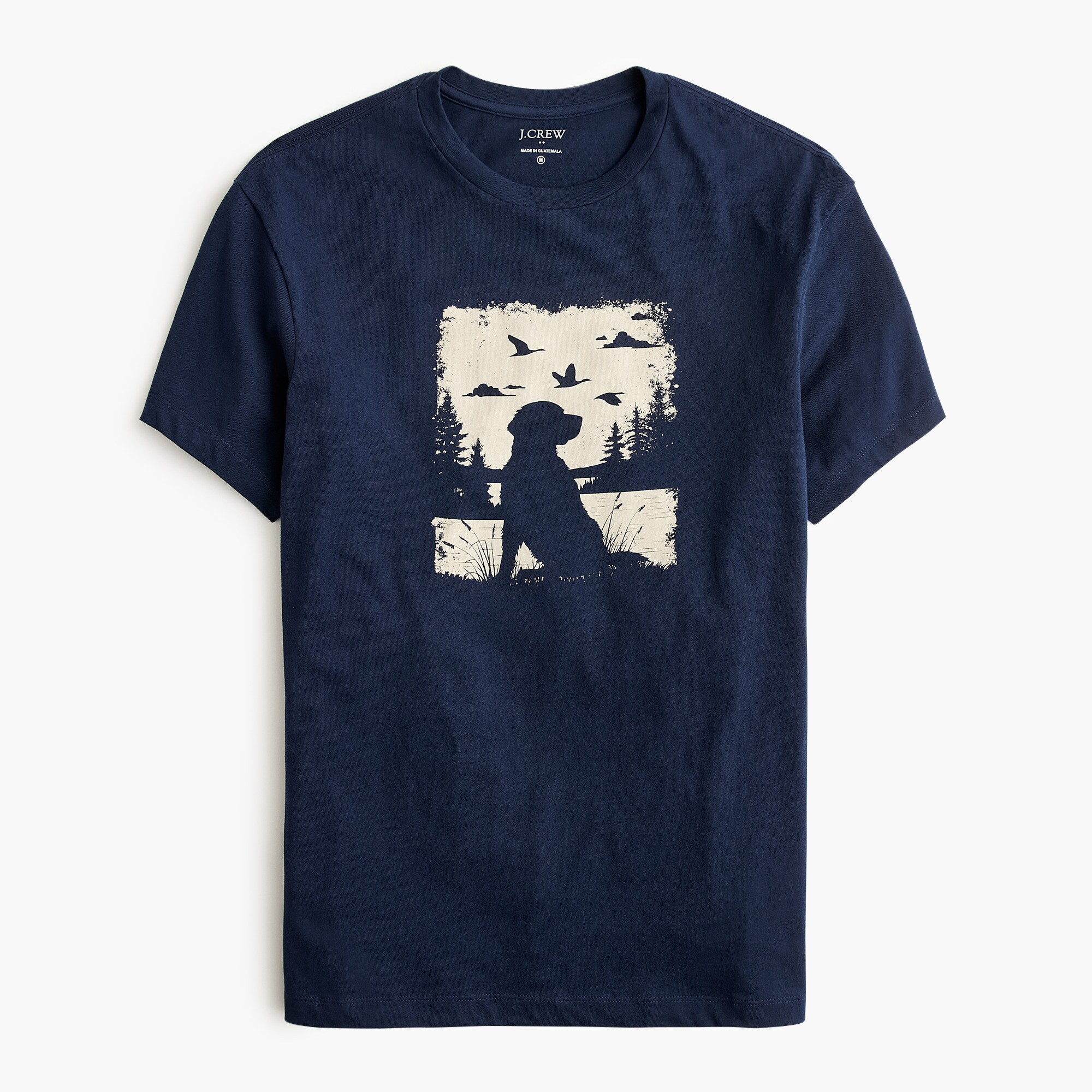 forest dog graphic tee for men