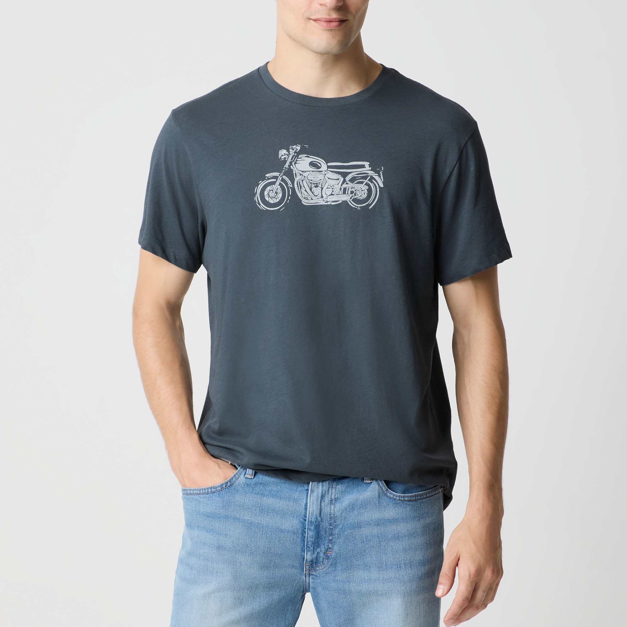 Motorcycle graphic tee