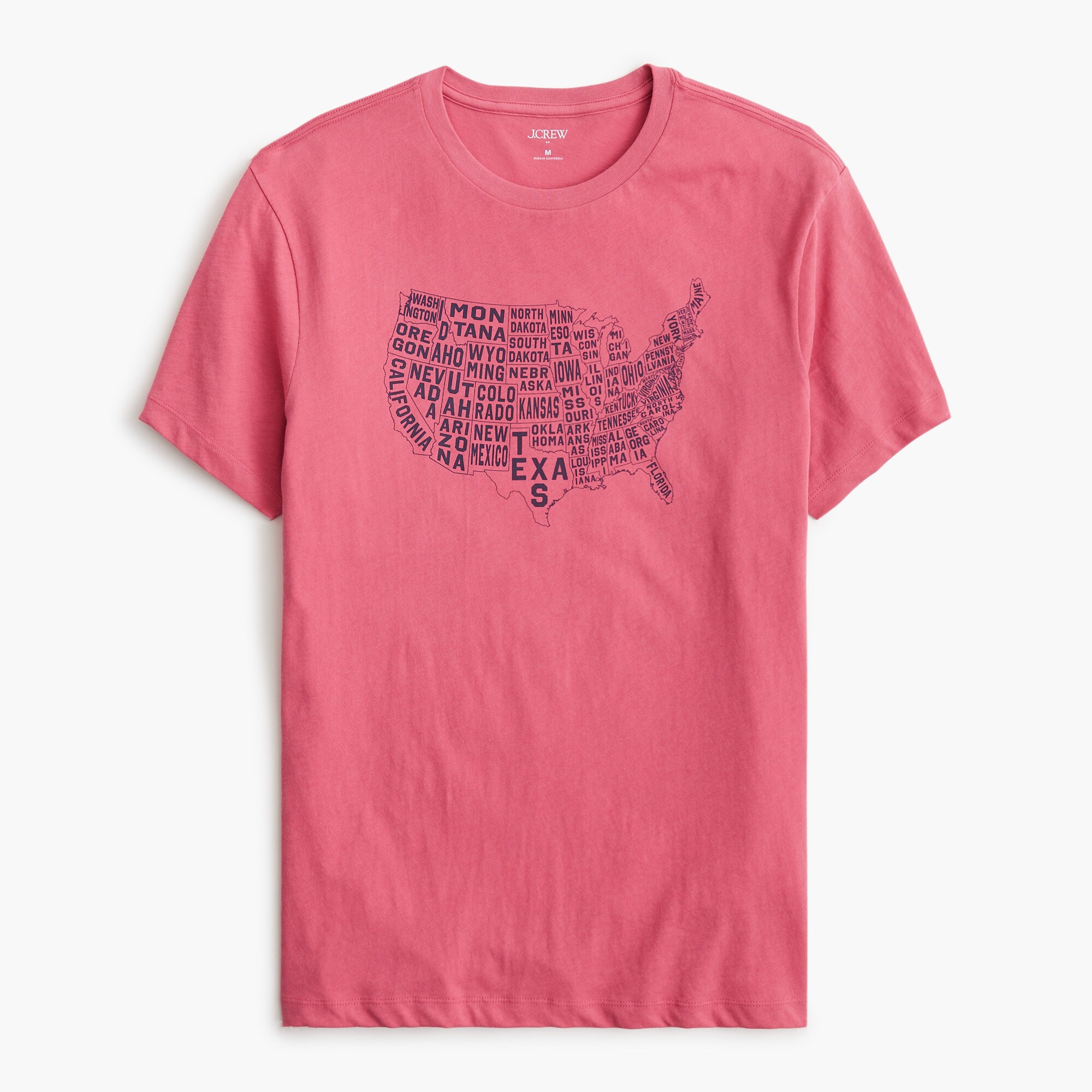 USA map graphic tee