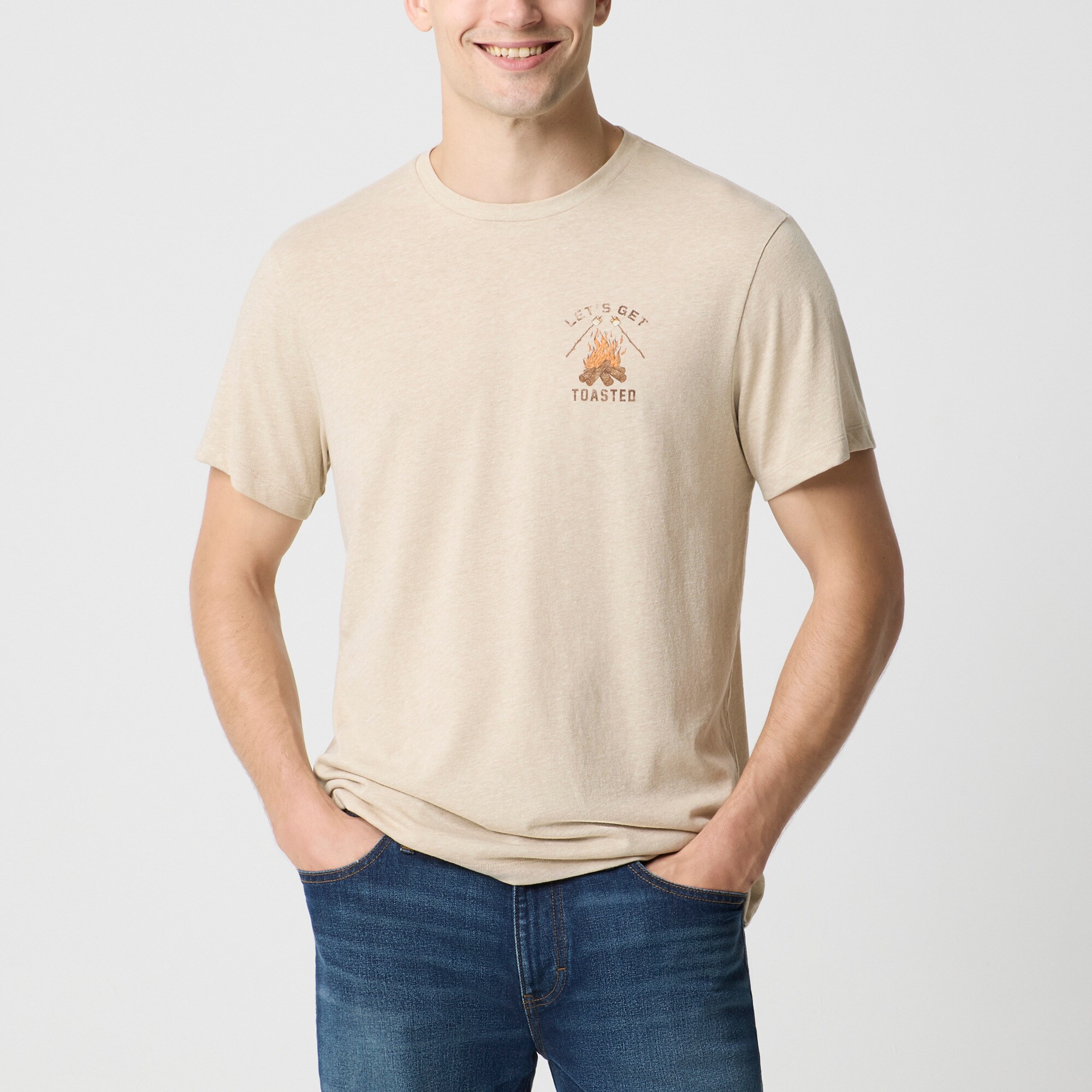 Campfire graphic tee