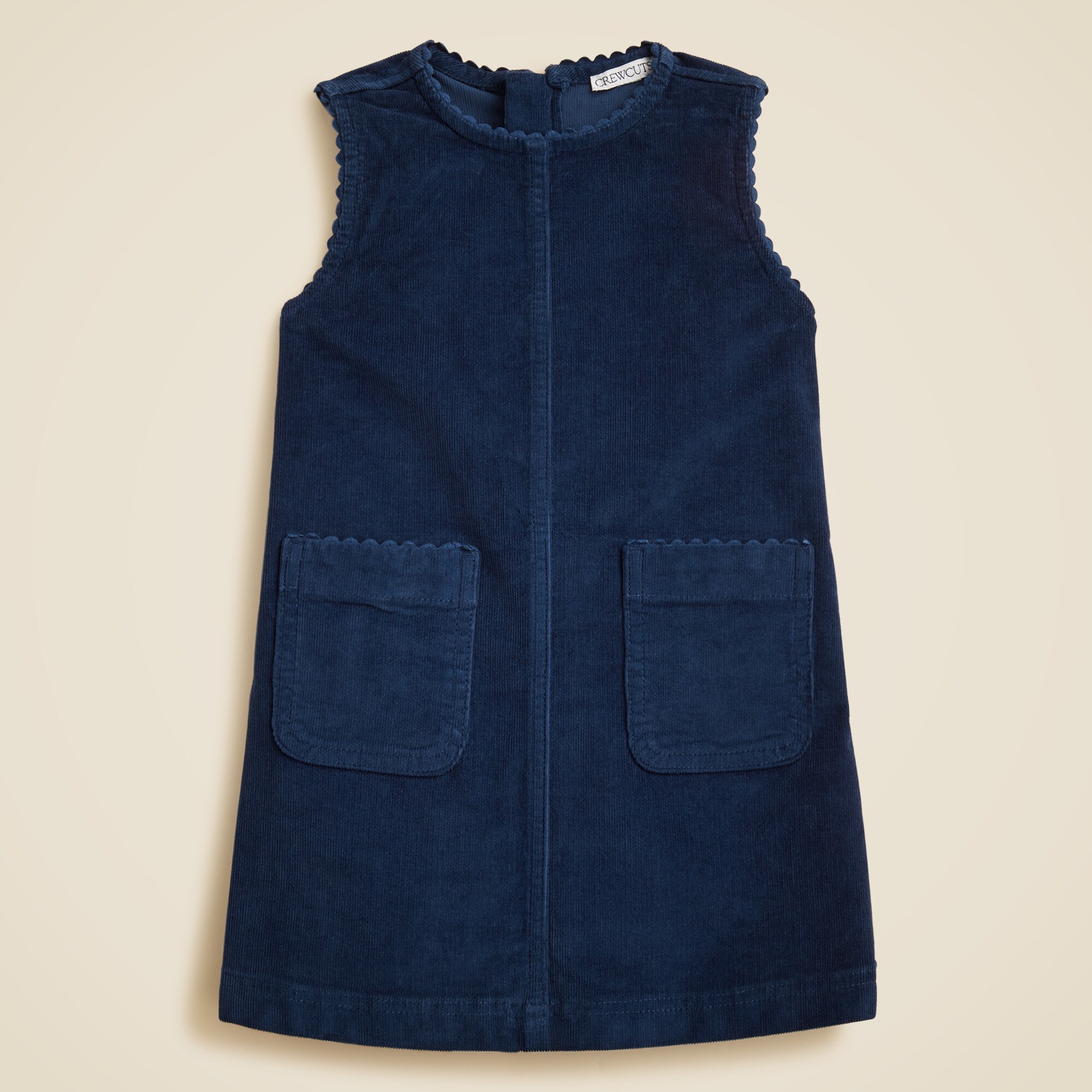  Girls' corduroy pinafore dress