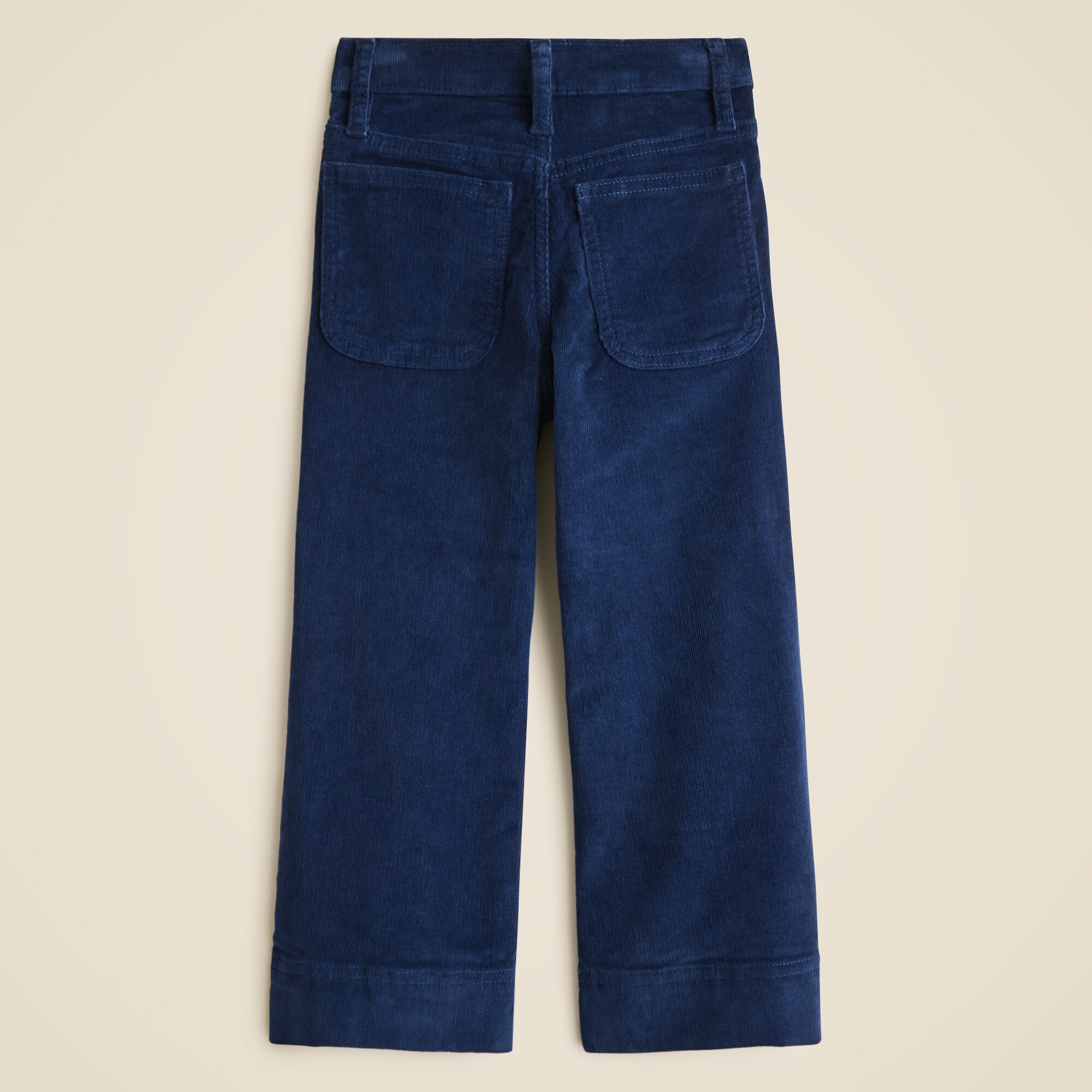 Girls' sailor corduroy trouser with heart pockets