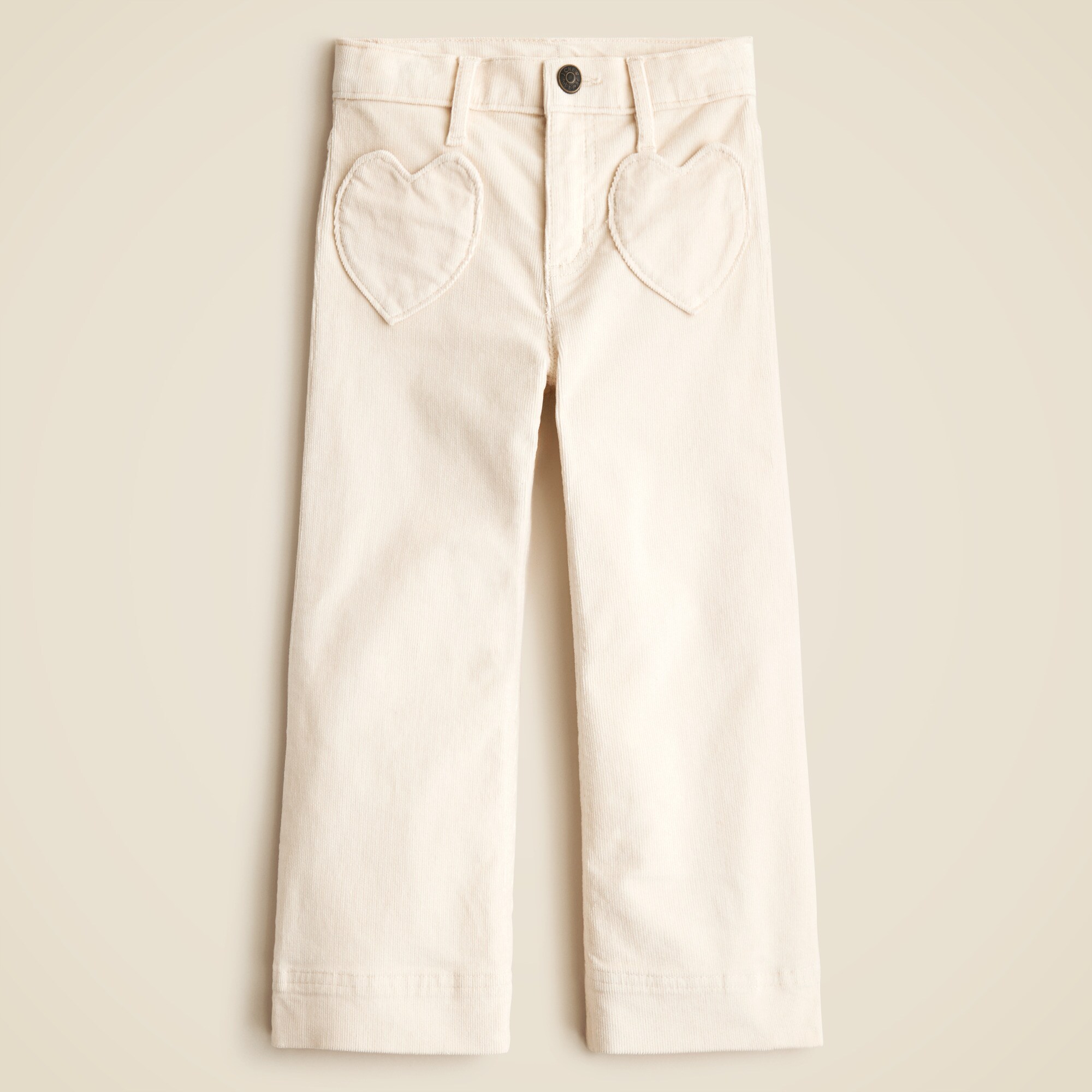girls Girls' sailor corduroy trouser with heart pockets
