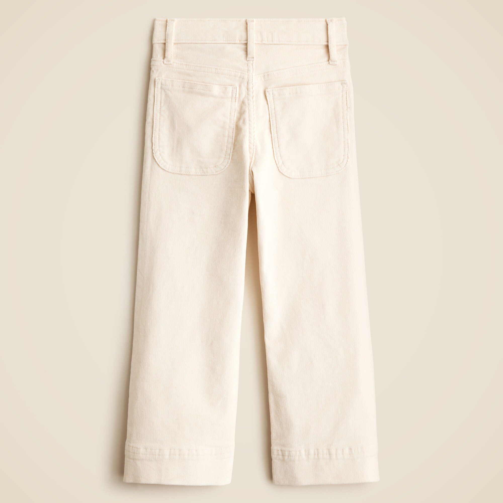 Girls' sailor corduroy trouser with heart pockets