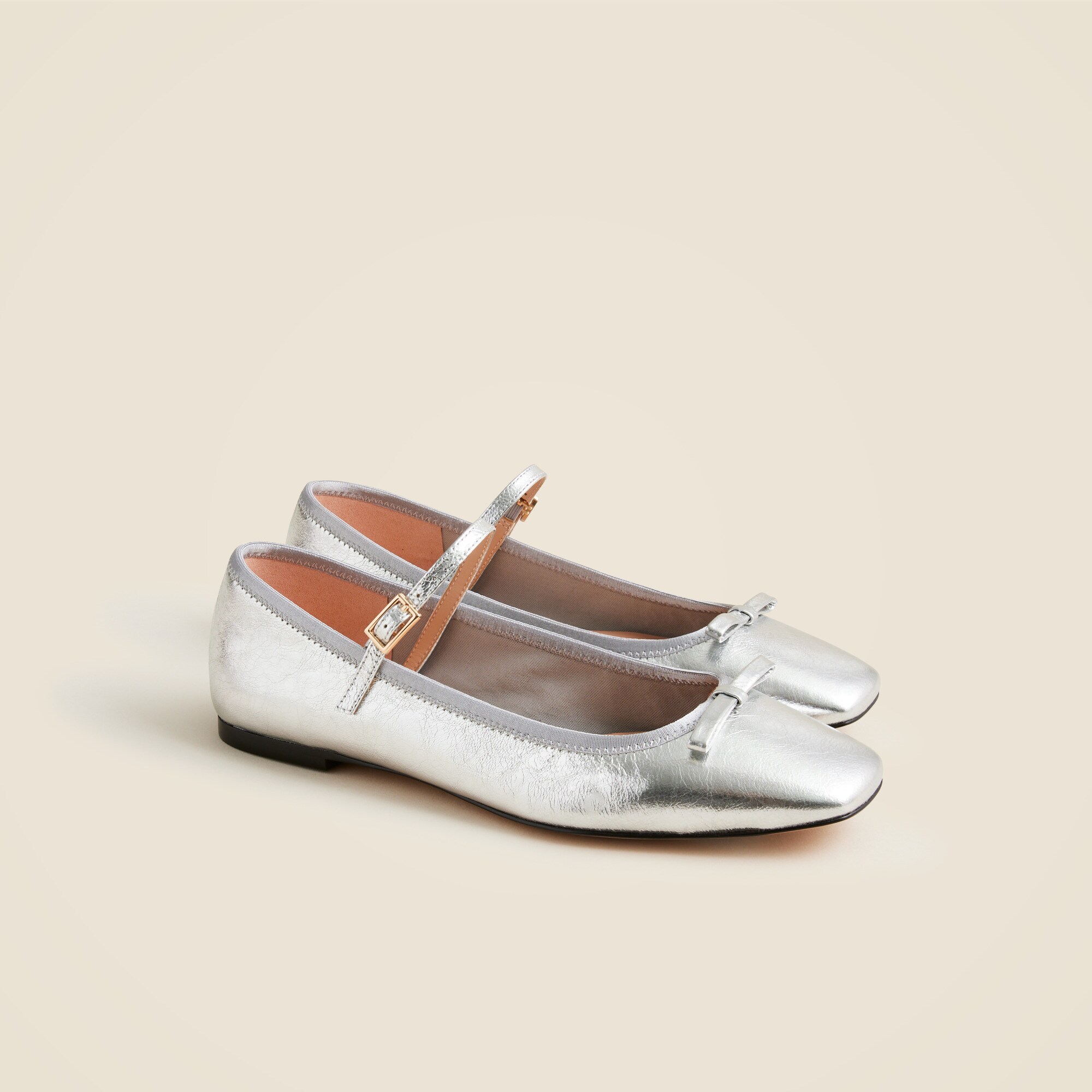 Quinn handwoven ballet flats in leather