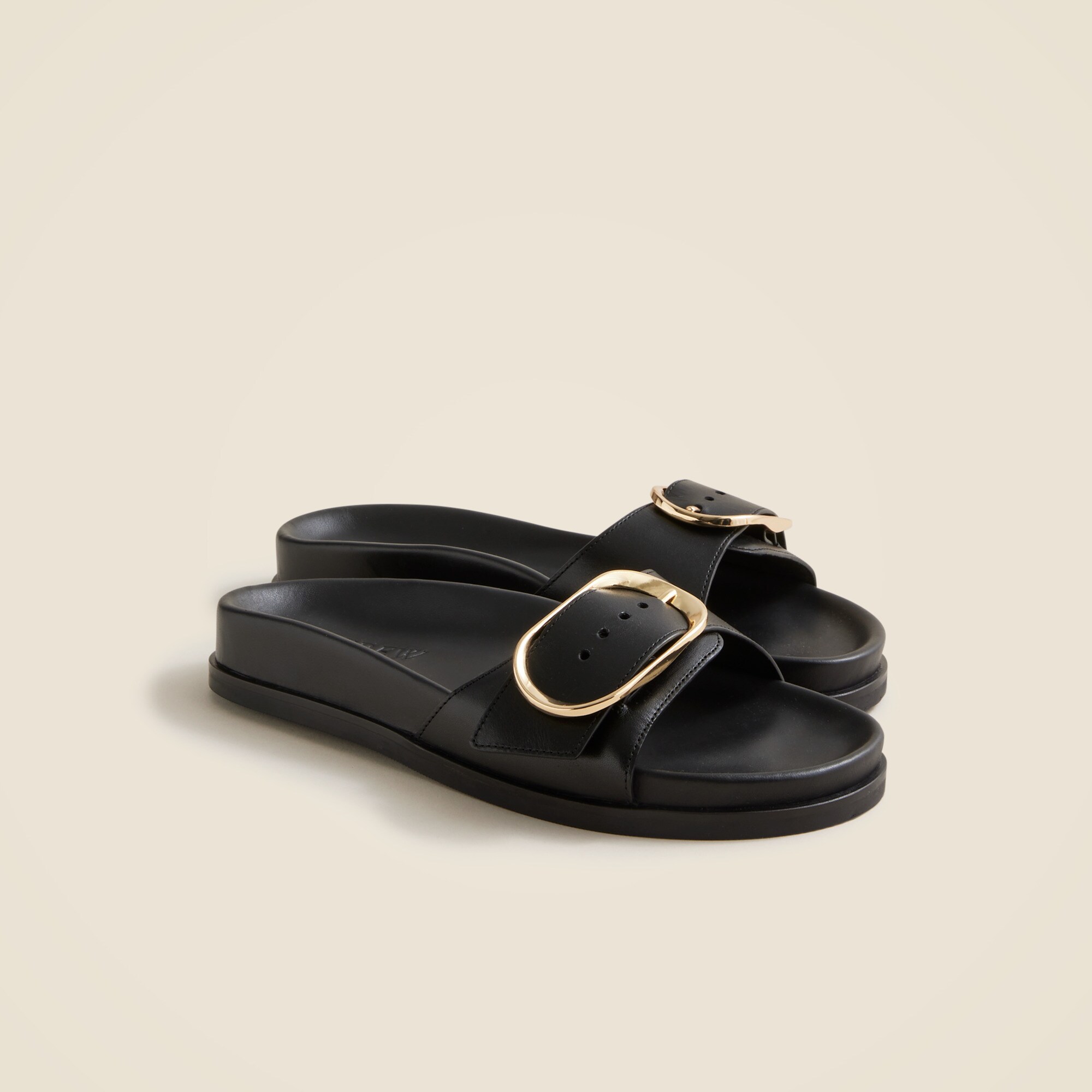 Colbie Oversized Buckle Sandals In Leather For Women | J.Crew