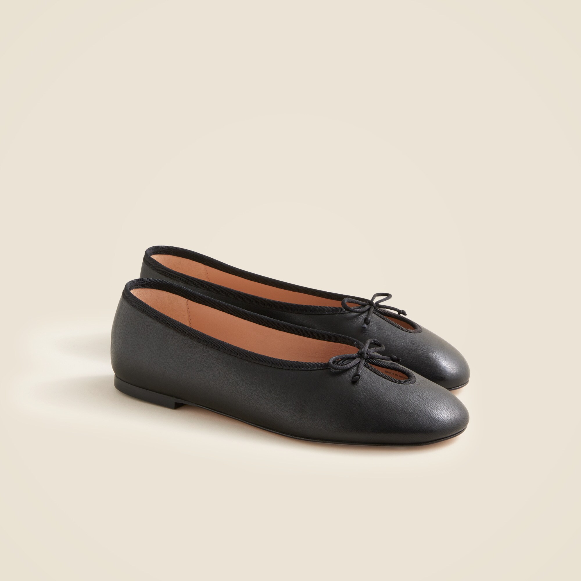 womens Andi keyhole ballet flats in leather