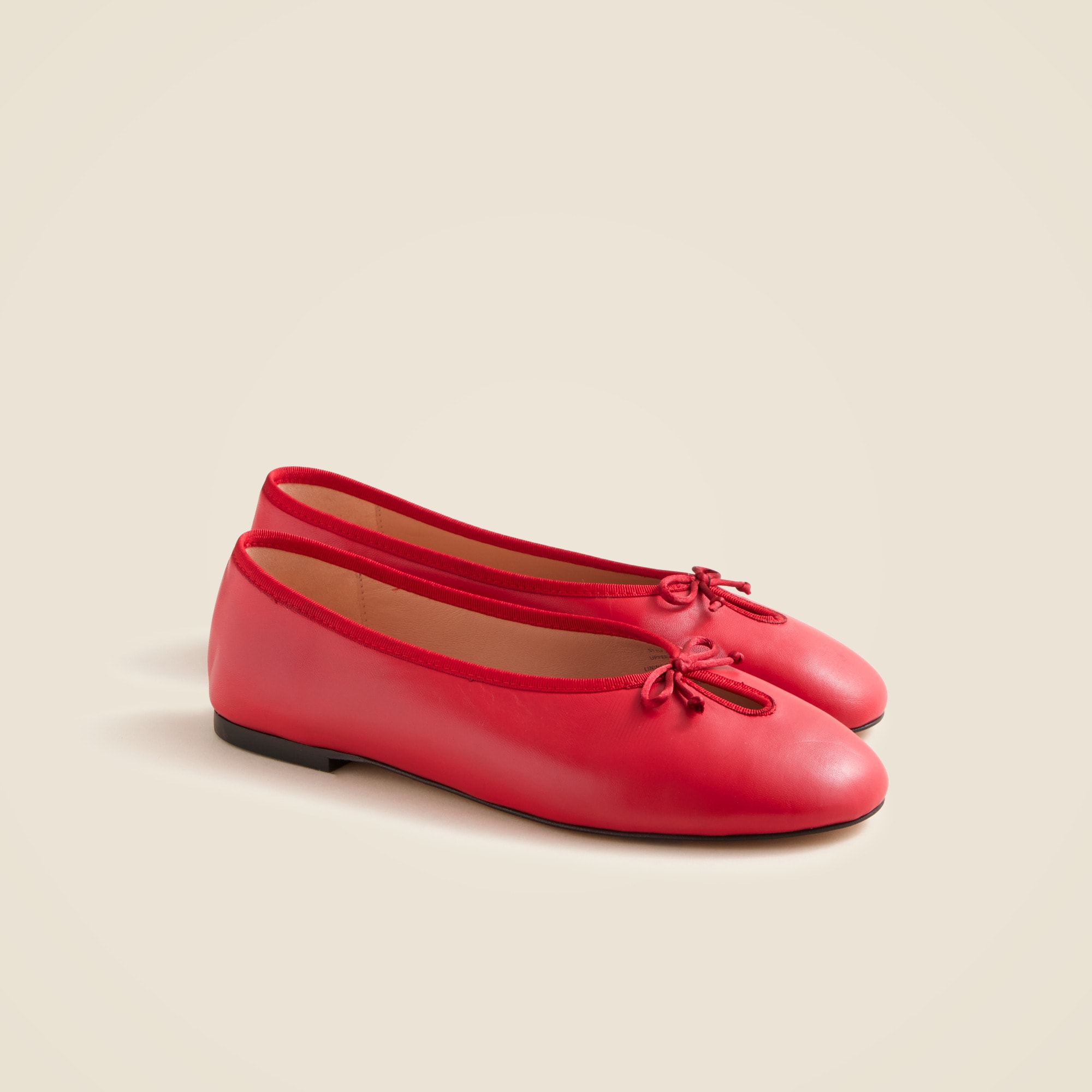 womens Andi keyhole ballet flats in leather