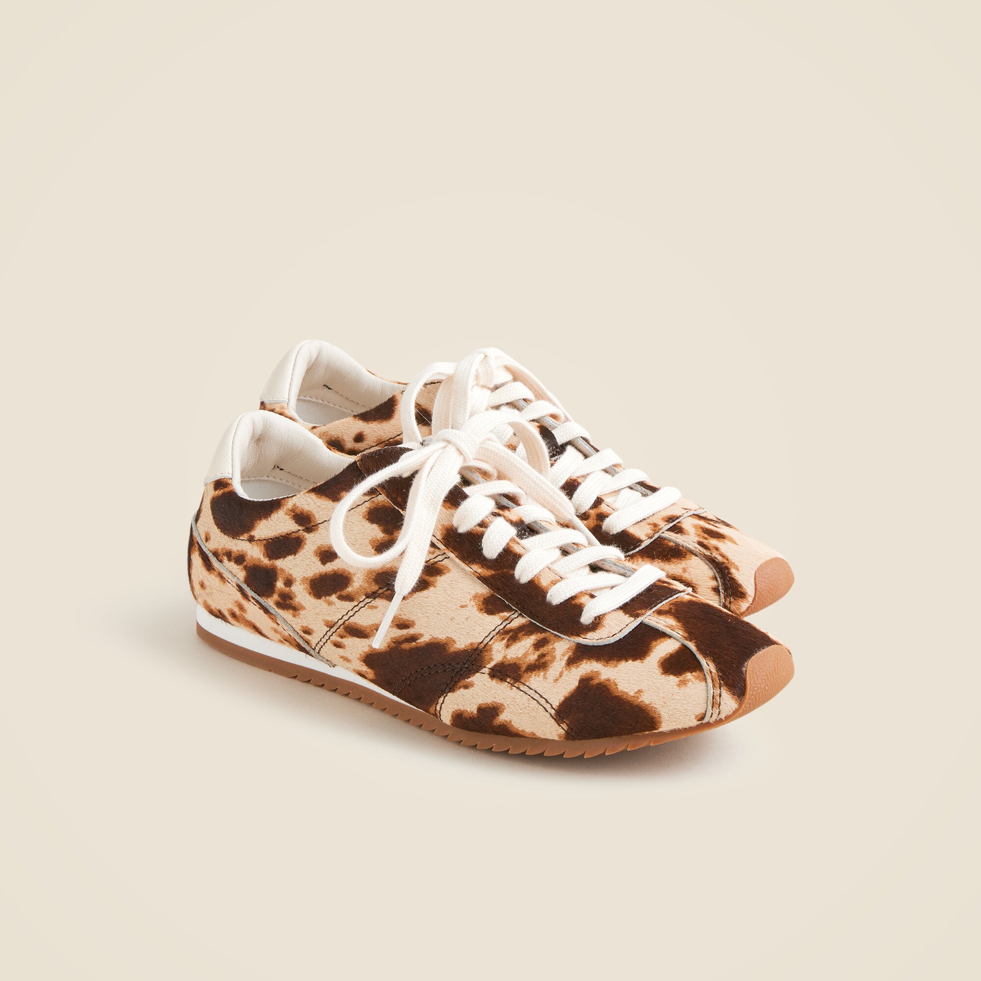 Rec sneakers in printed calf hair