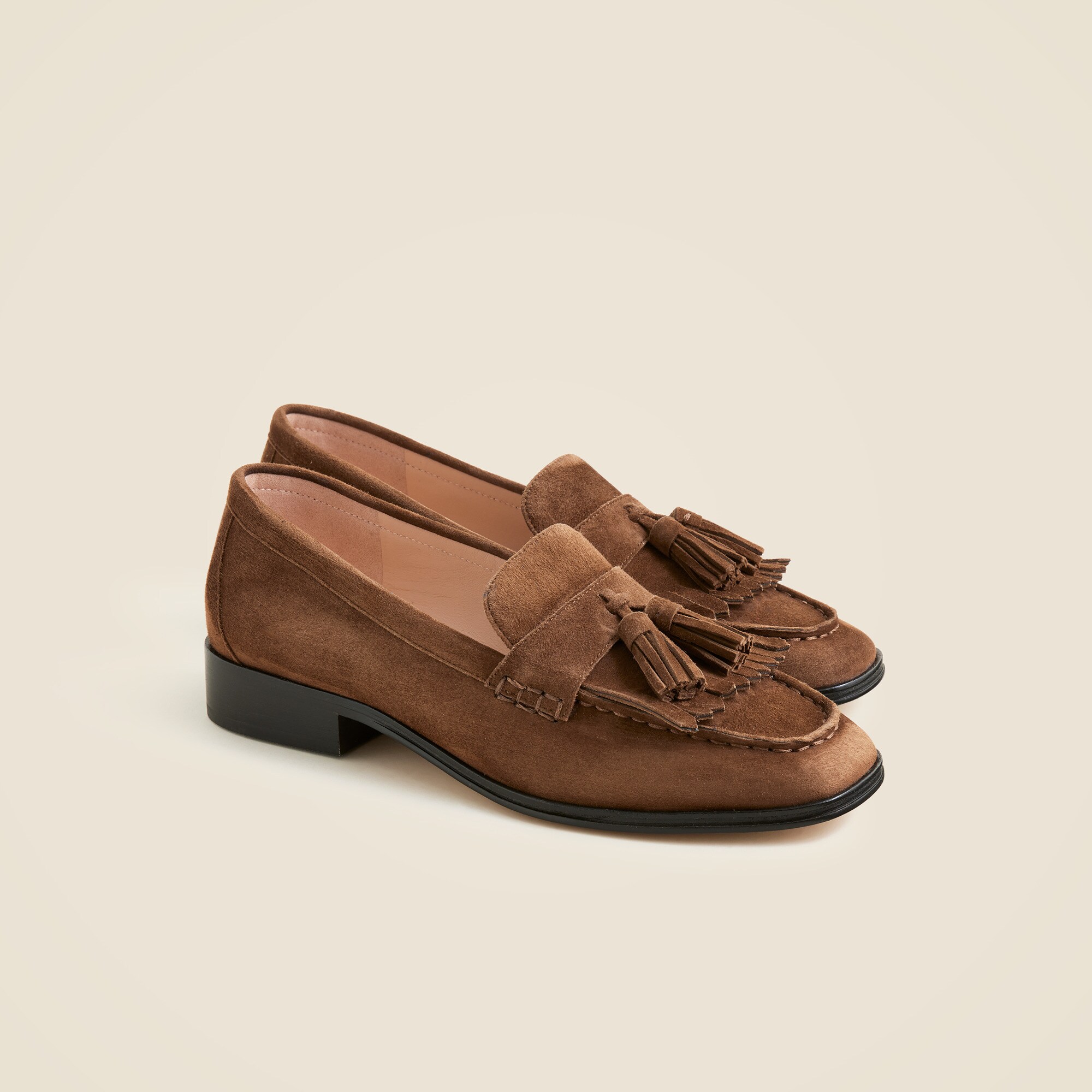 New Winona penny loafers in Italian spazzolato leather