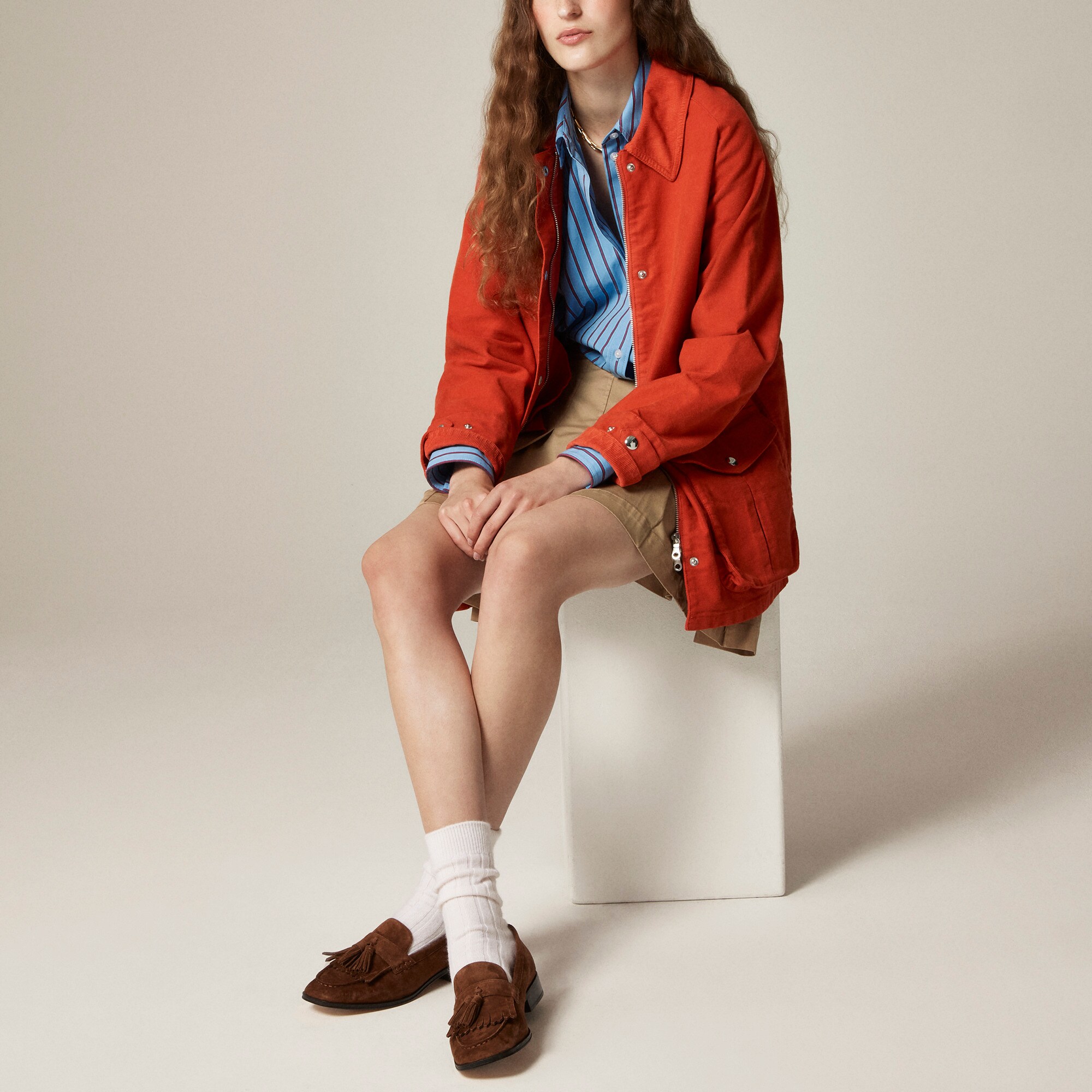 womens Maison tassel loafers in suede