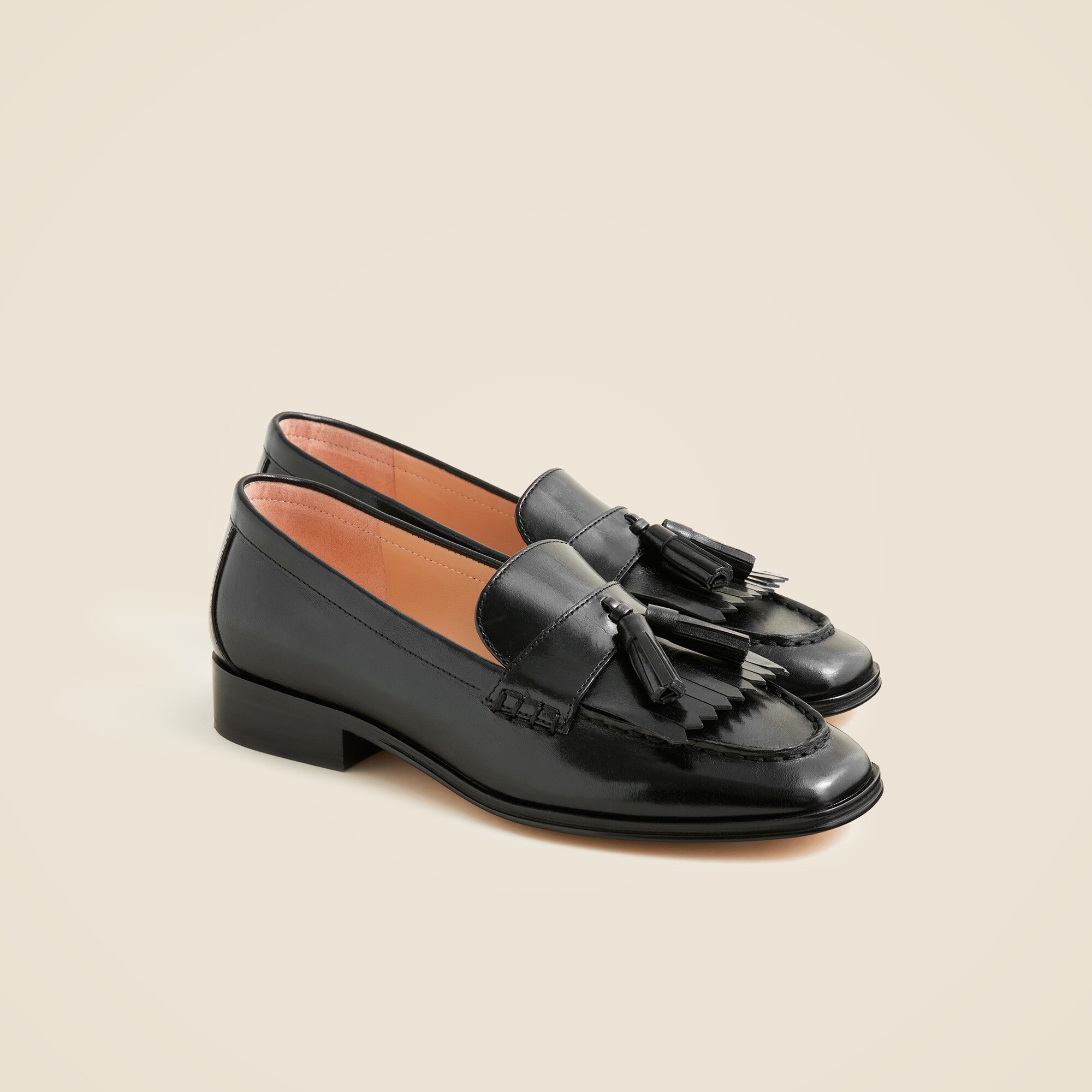 womens Maison tassel loafers in leather