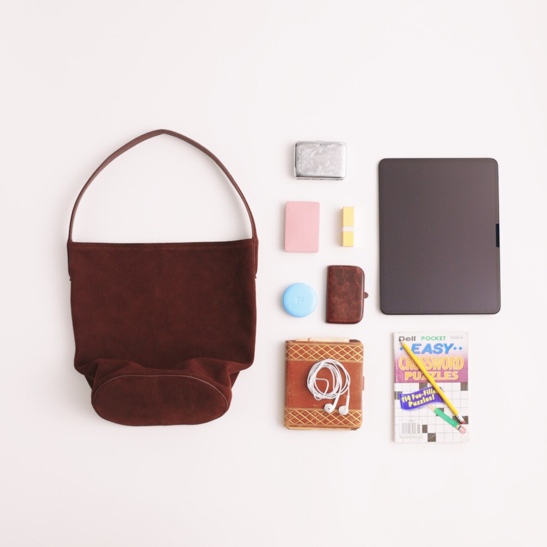 Berkeley bucket bag in suede