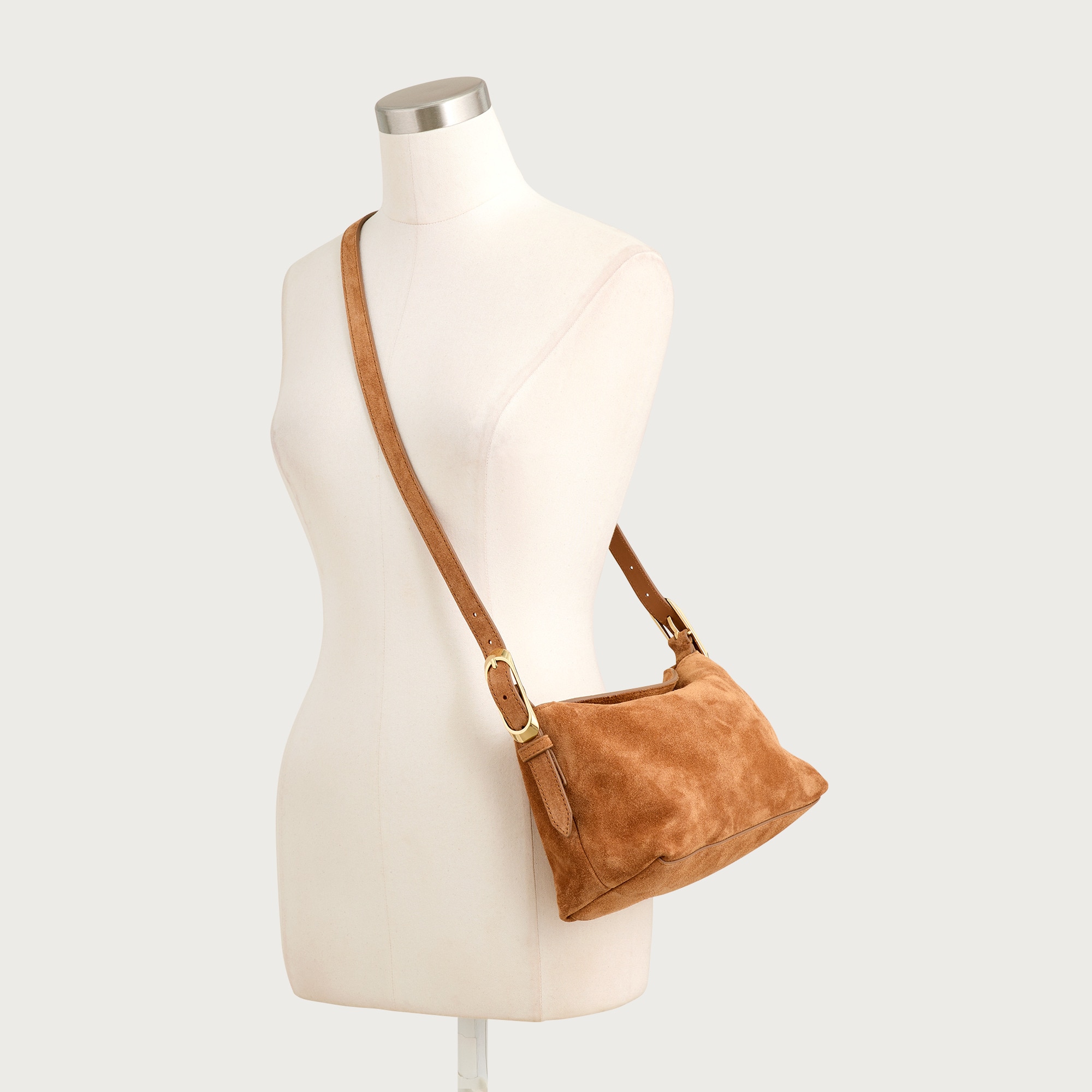 Berkeley small shoulder bag in suede