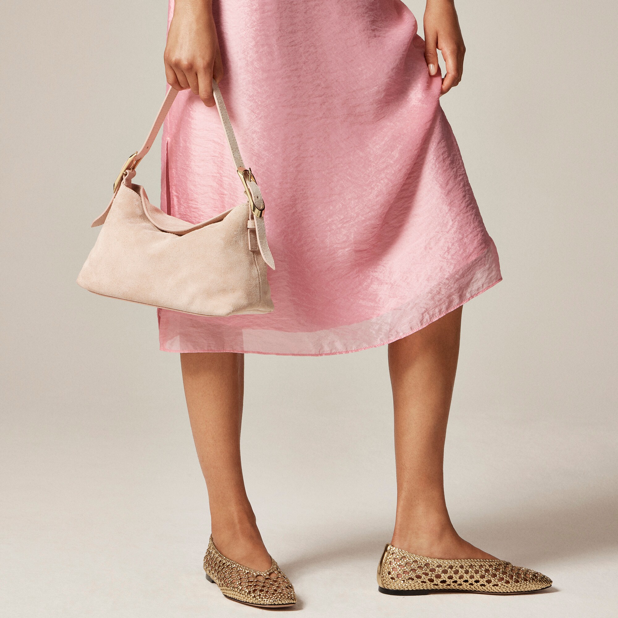  Berkeley small shoulder bag in suede