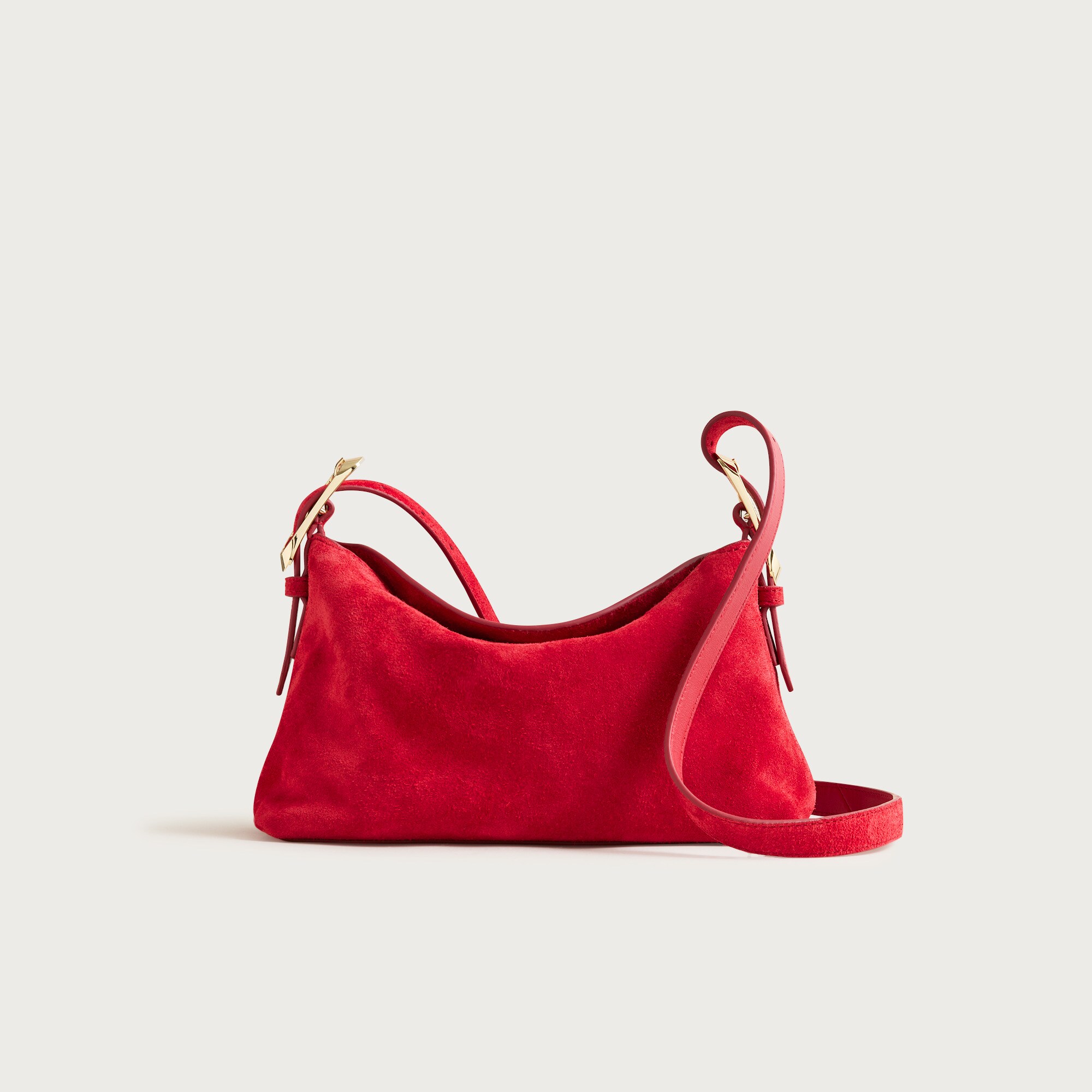 Berkeley Small Shoulder Bag In Suede For Women | J.Crew
