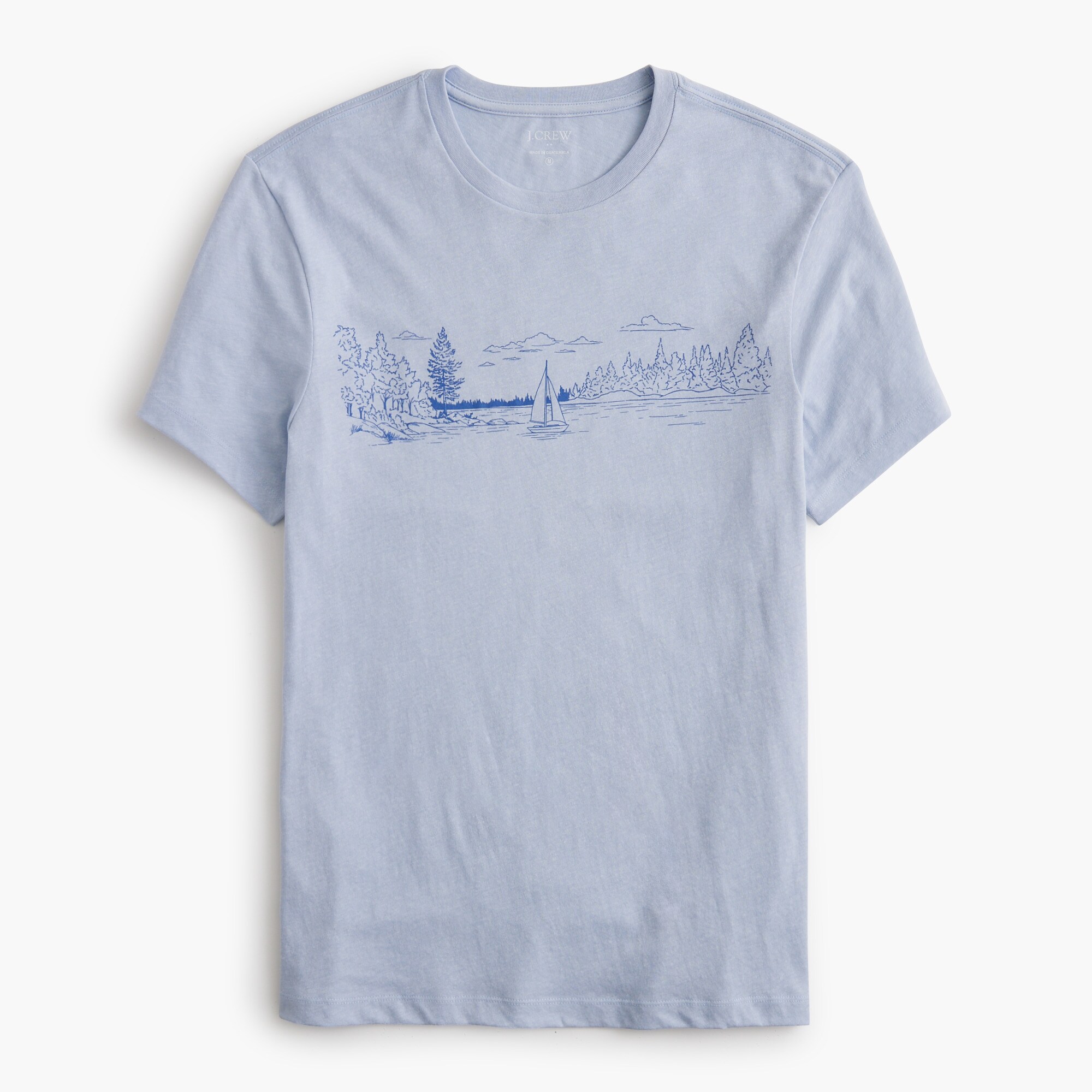 lakescape graphic tee for men