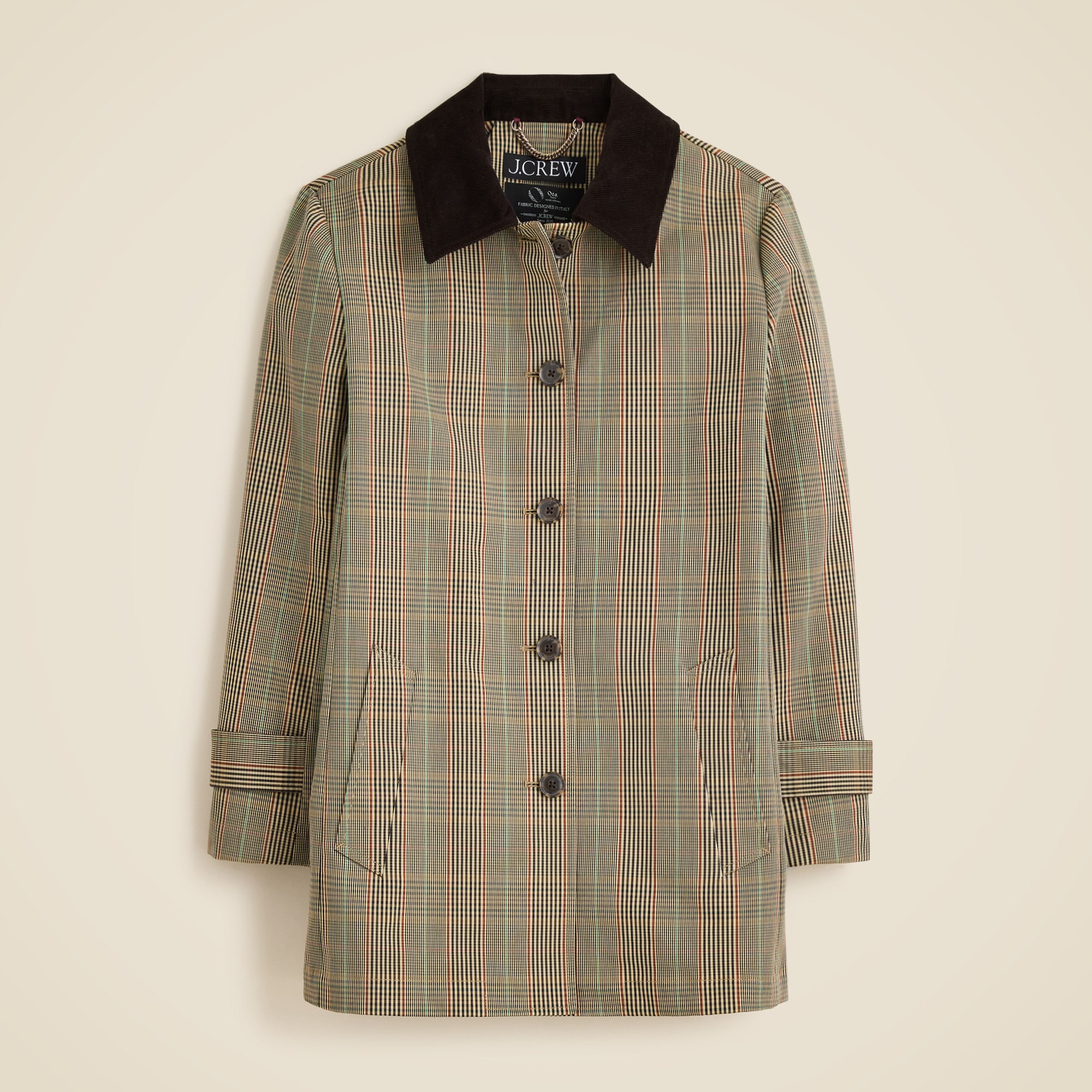 Barn Jacket™ in plaid double-faced cotton