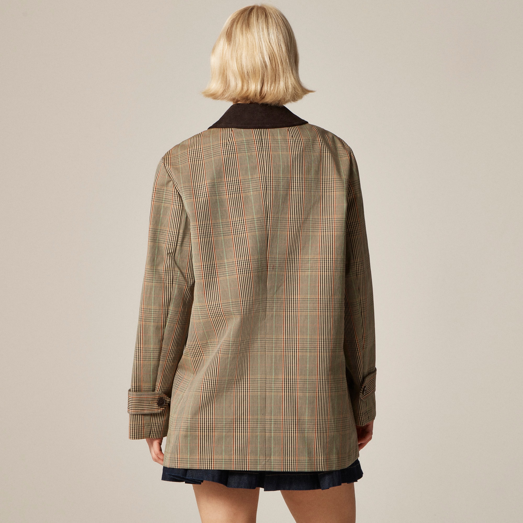Barn Jacket&trade; in plaid double-faced cotton - image 5