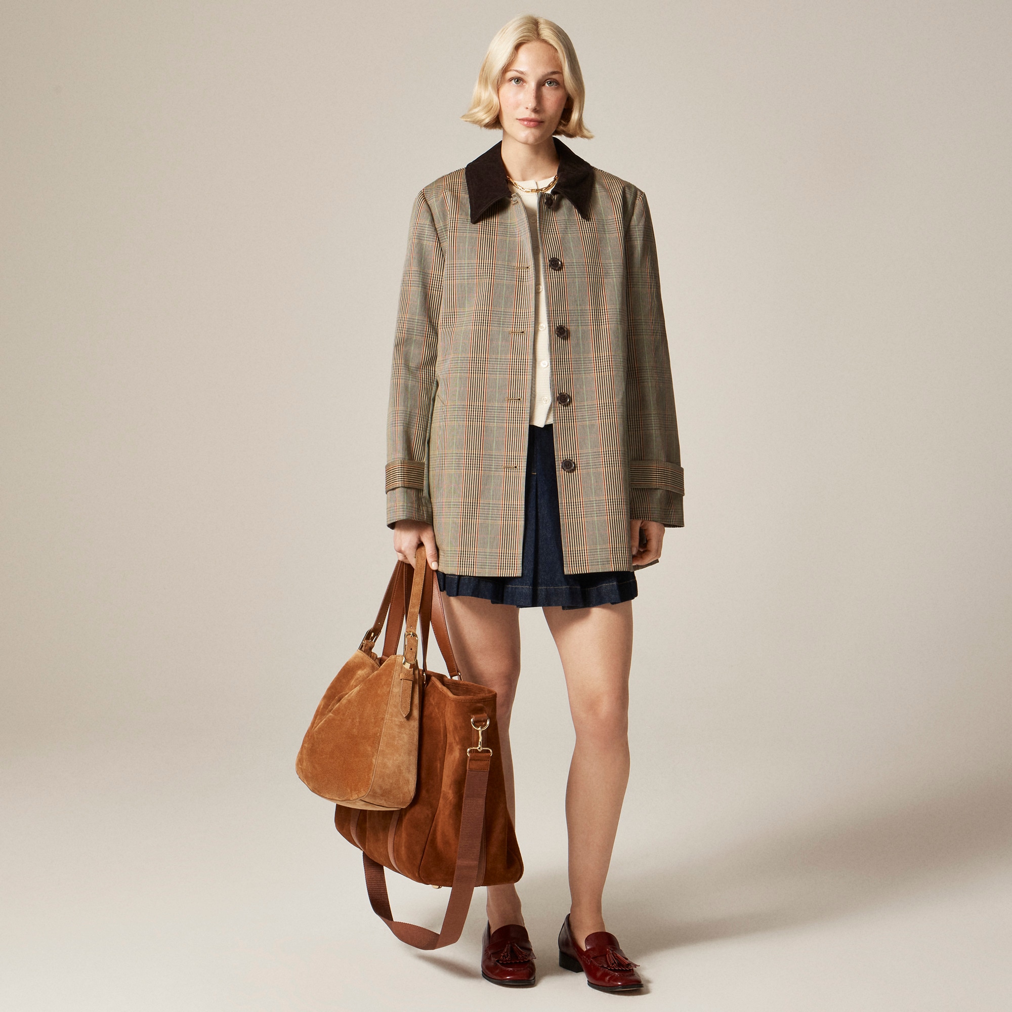 Barn Jacket&trade; in plaid double-faced cotton - image 2