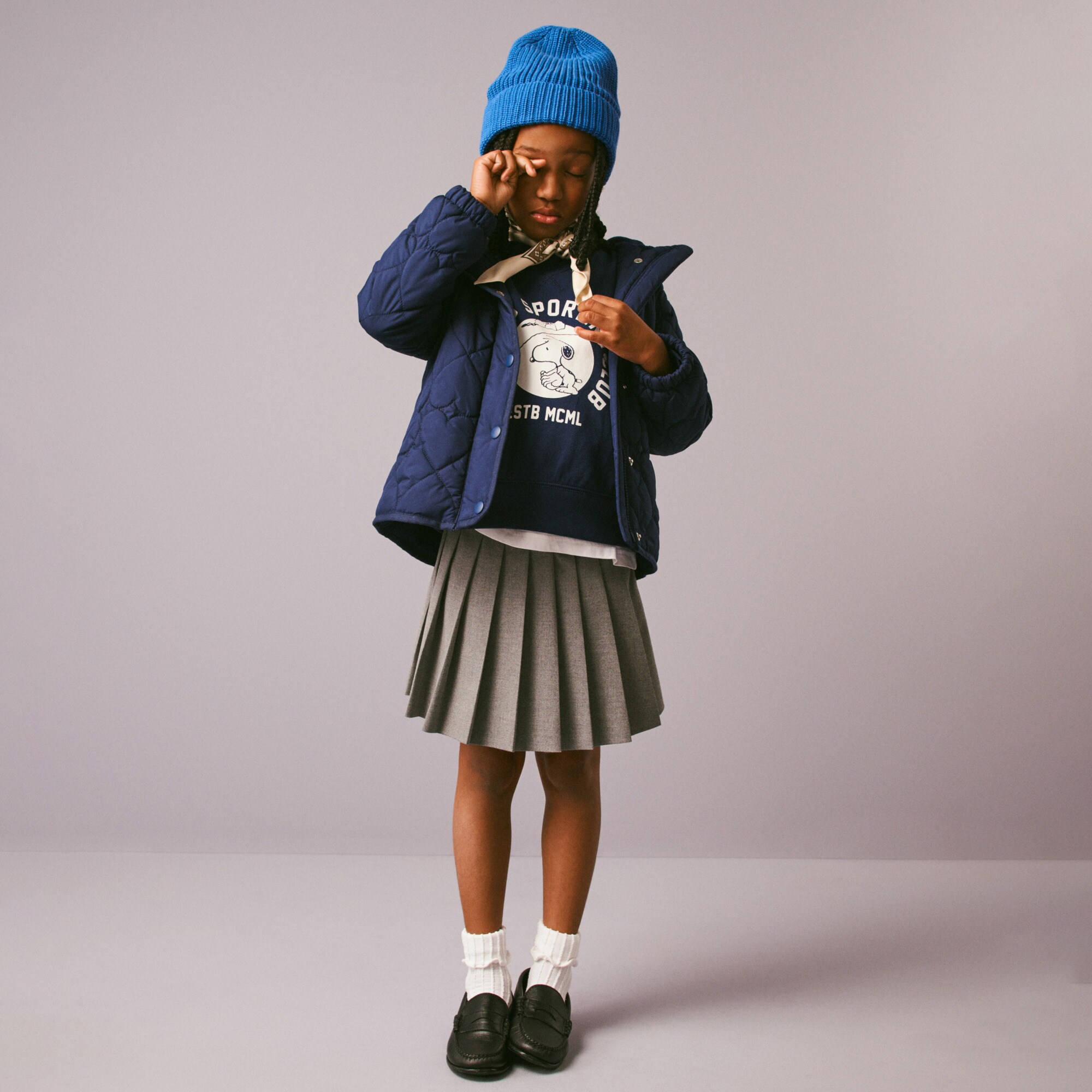Girls' Pippa quilted jacket with PrimaLoft®