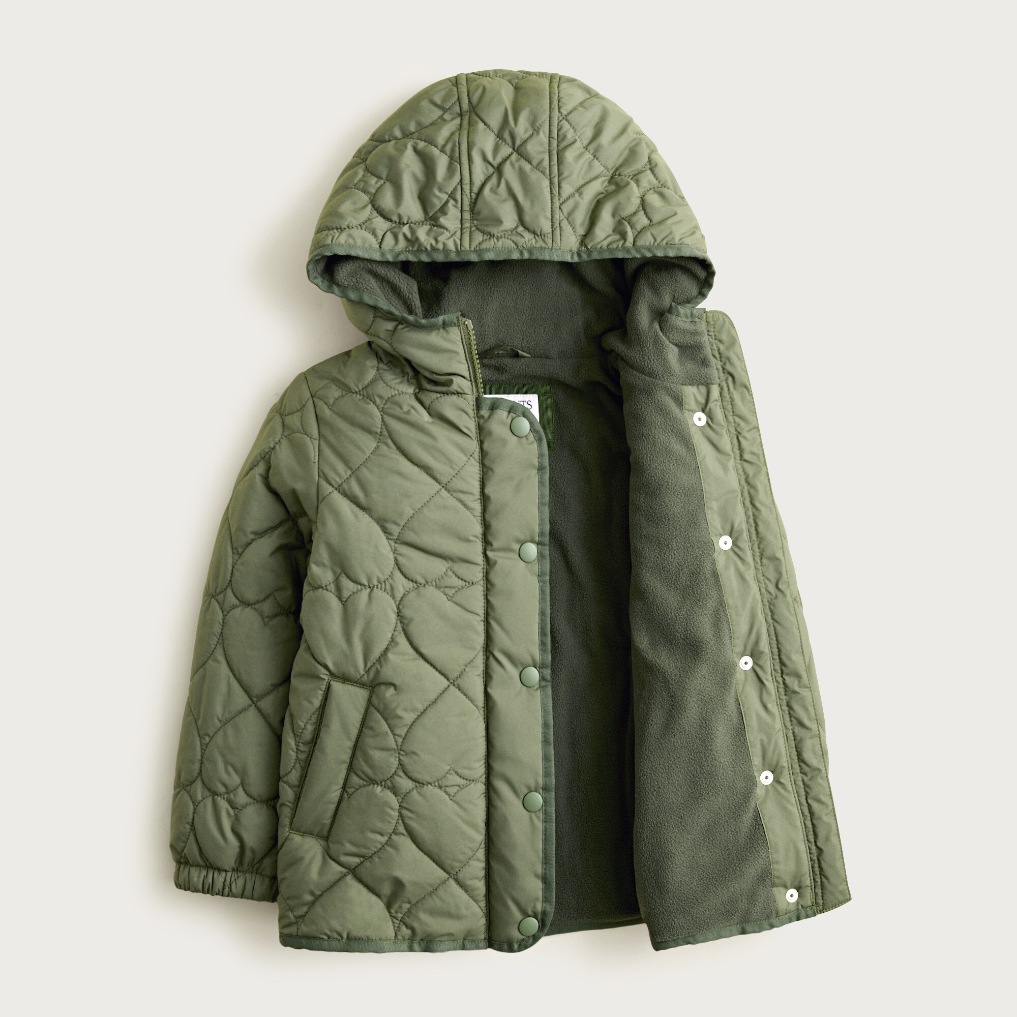 Girls' Pippa quilted jacket with PrimaLoft®