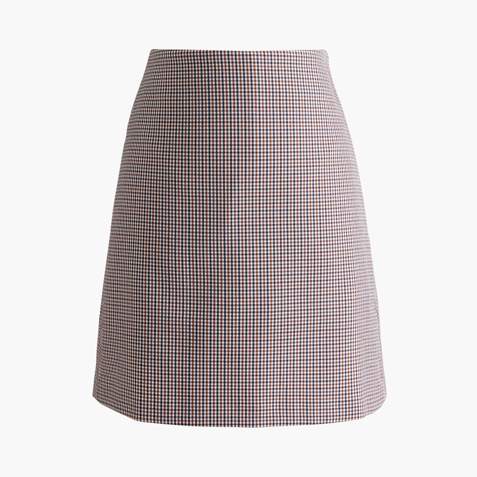Plaid mini skort