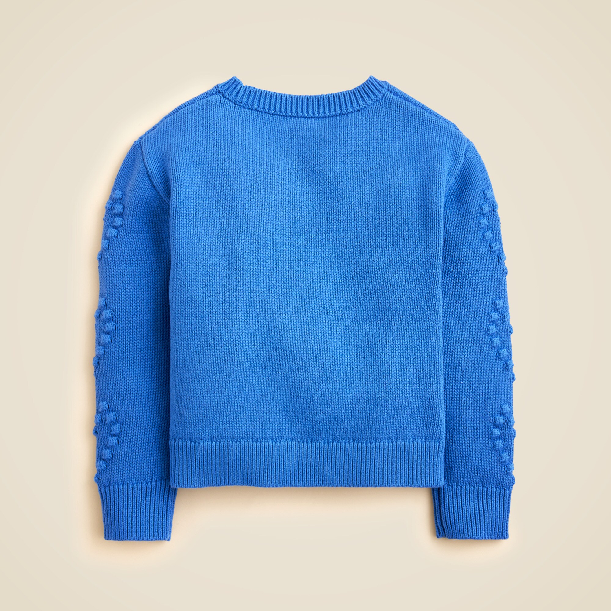 Girls' heart-bobble sweater