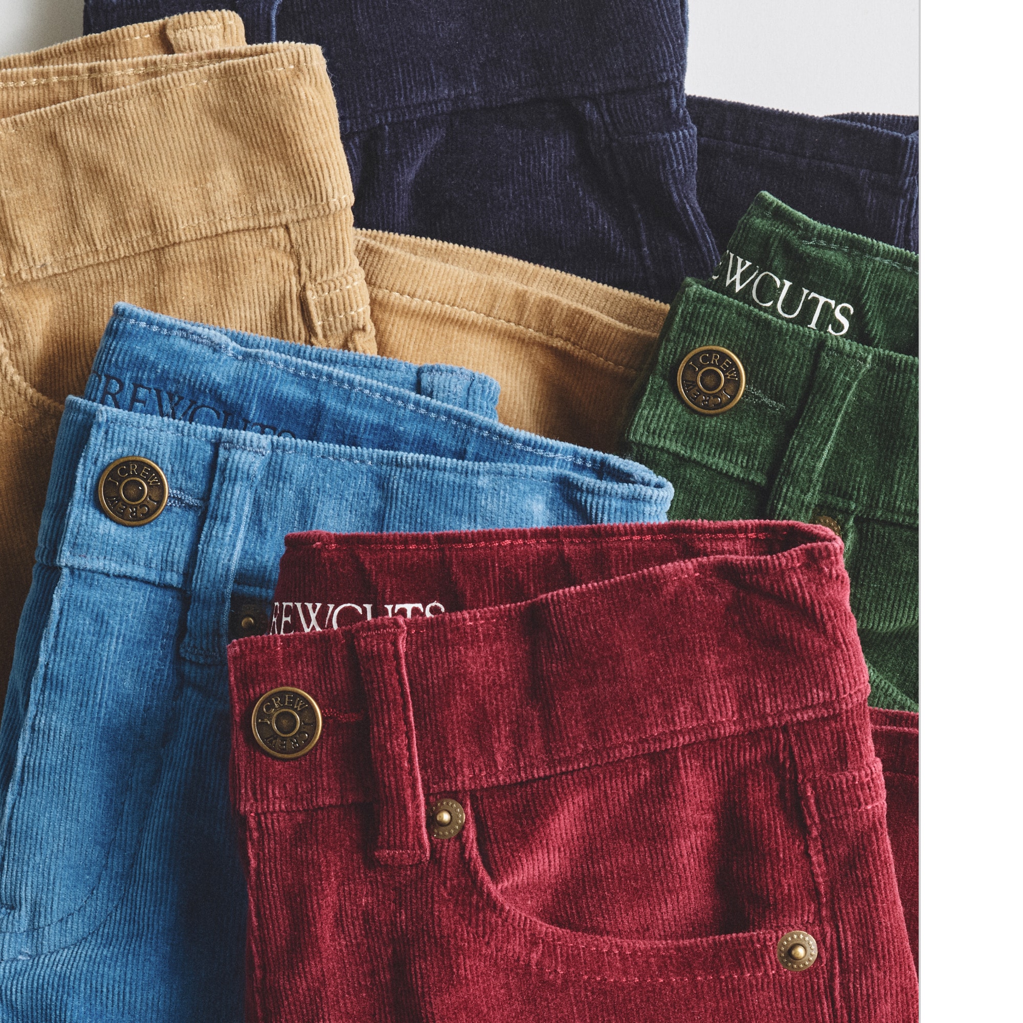 Kids' Straight-fit stretch corduroy pant