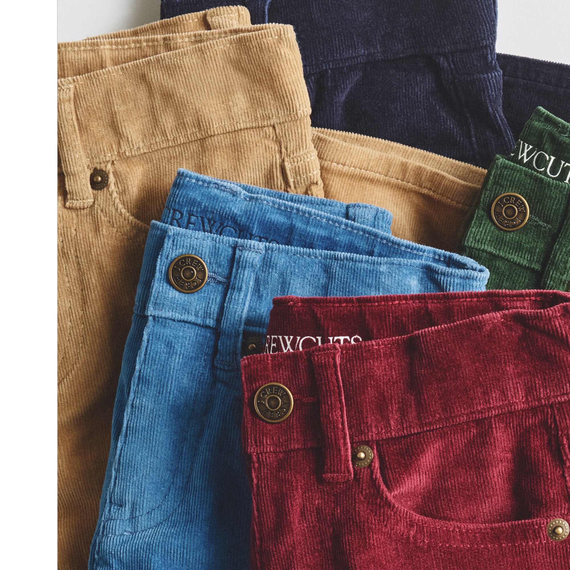 Kids' Straight-fit stretch corduroy pant