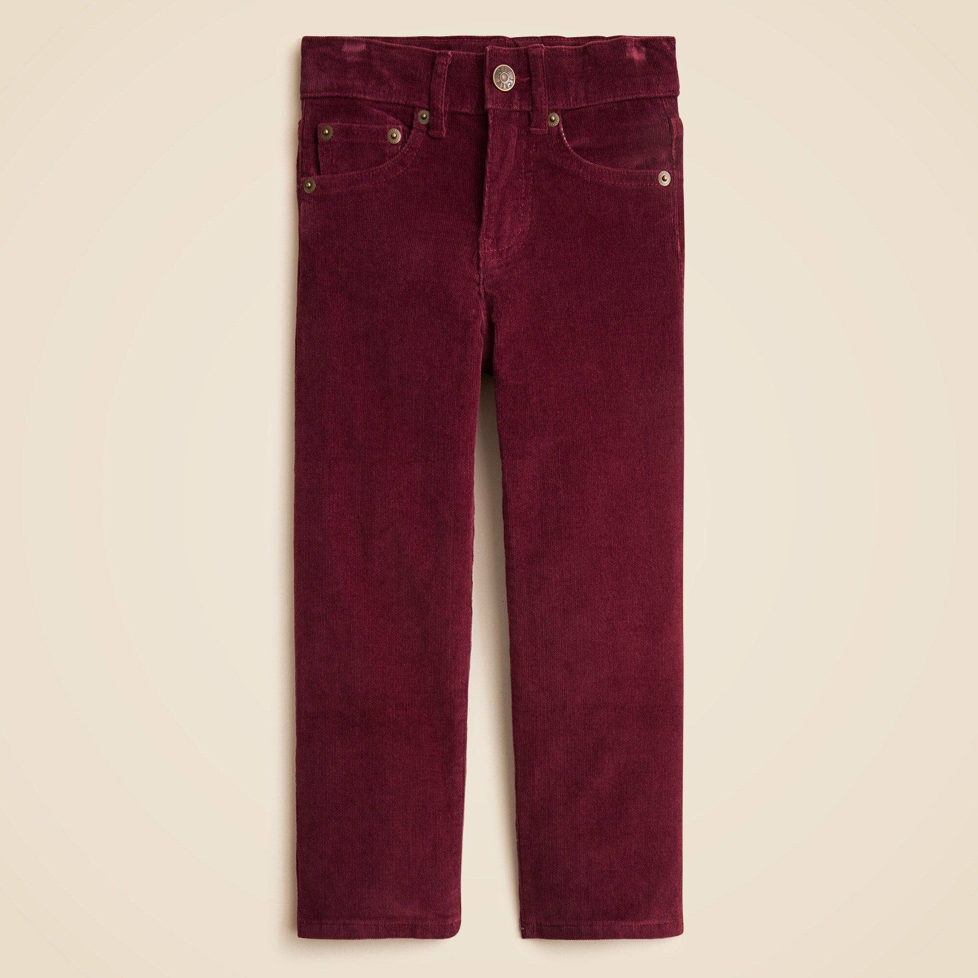  Kids' Straight-fit stretch corduroy pant