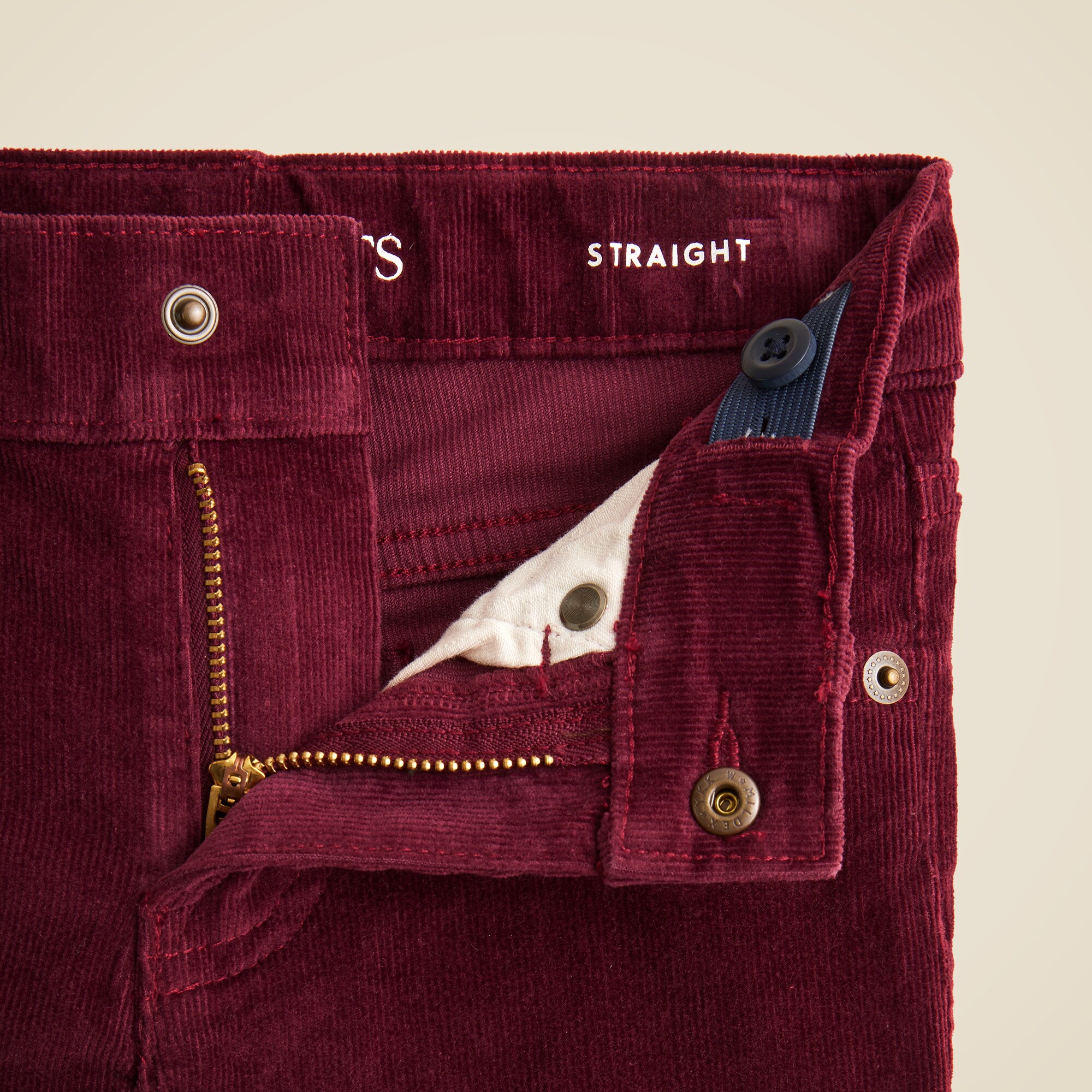 Kids' Straight-fit stretch corduroy pant