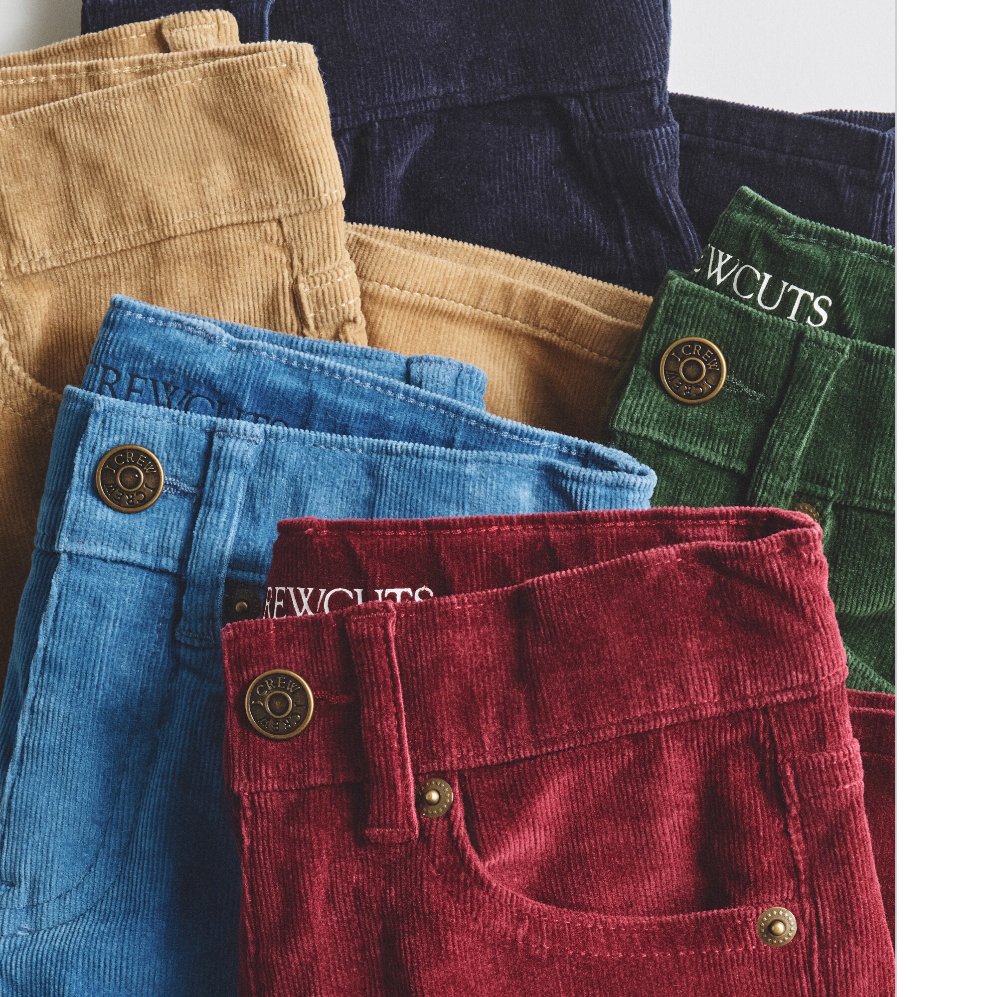 Kids' Straight-fit stretch corduroy pant