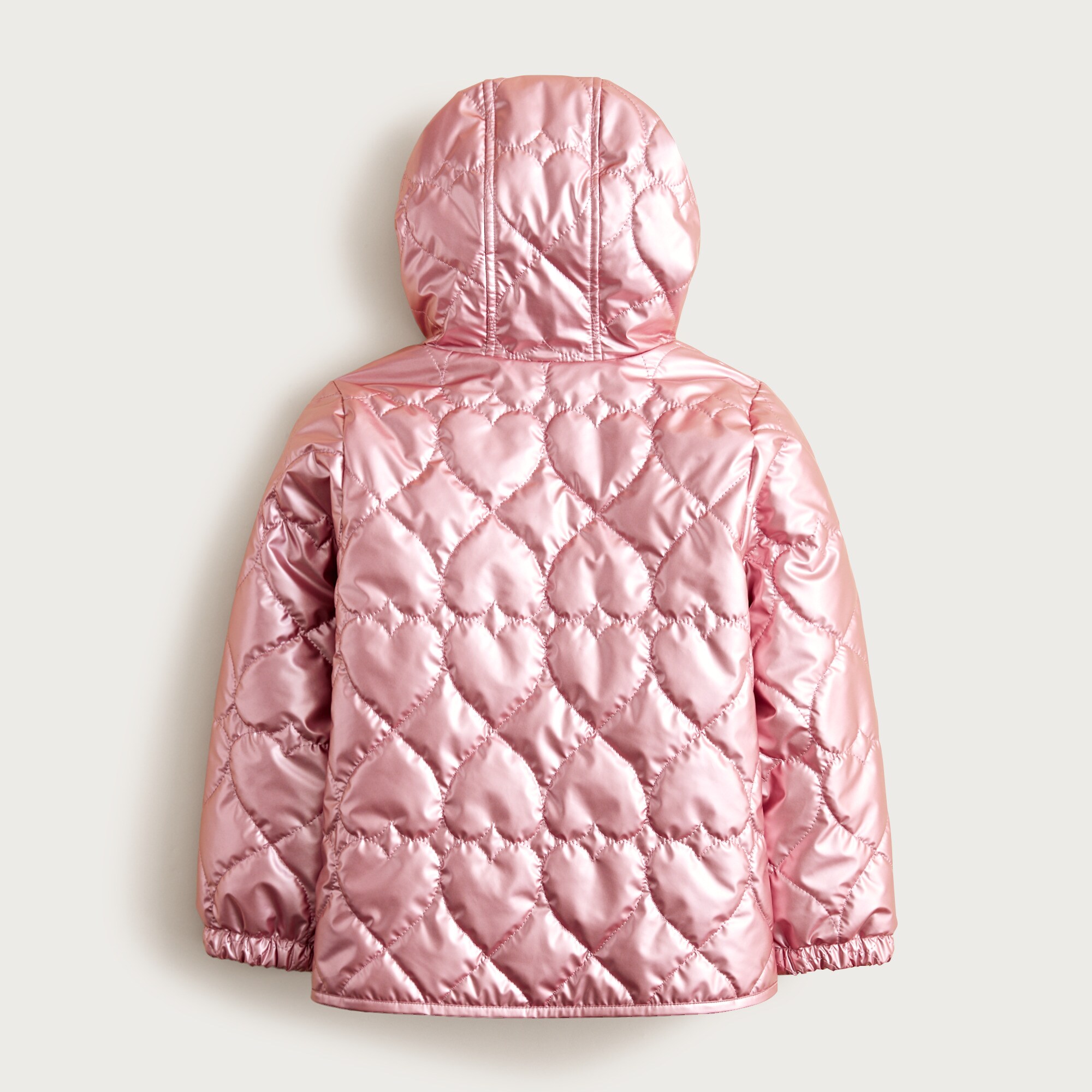Girls' Pippa metallic quilted jacket with PrimaLoft®