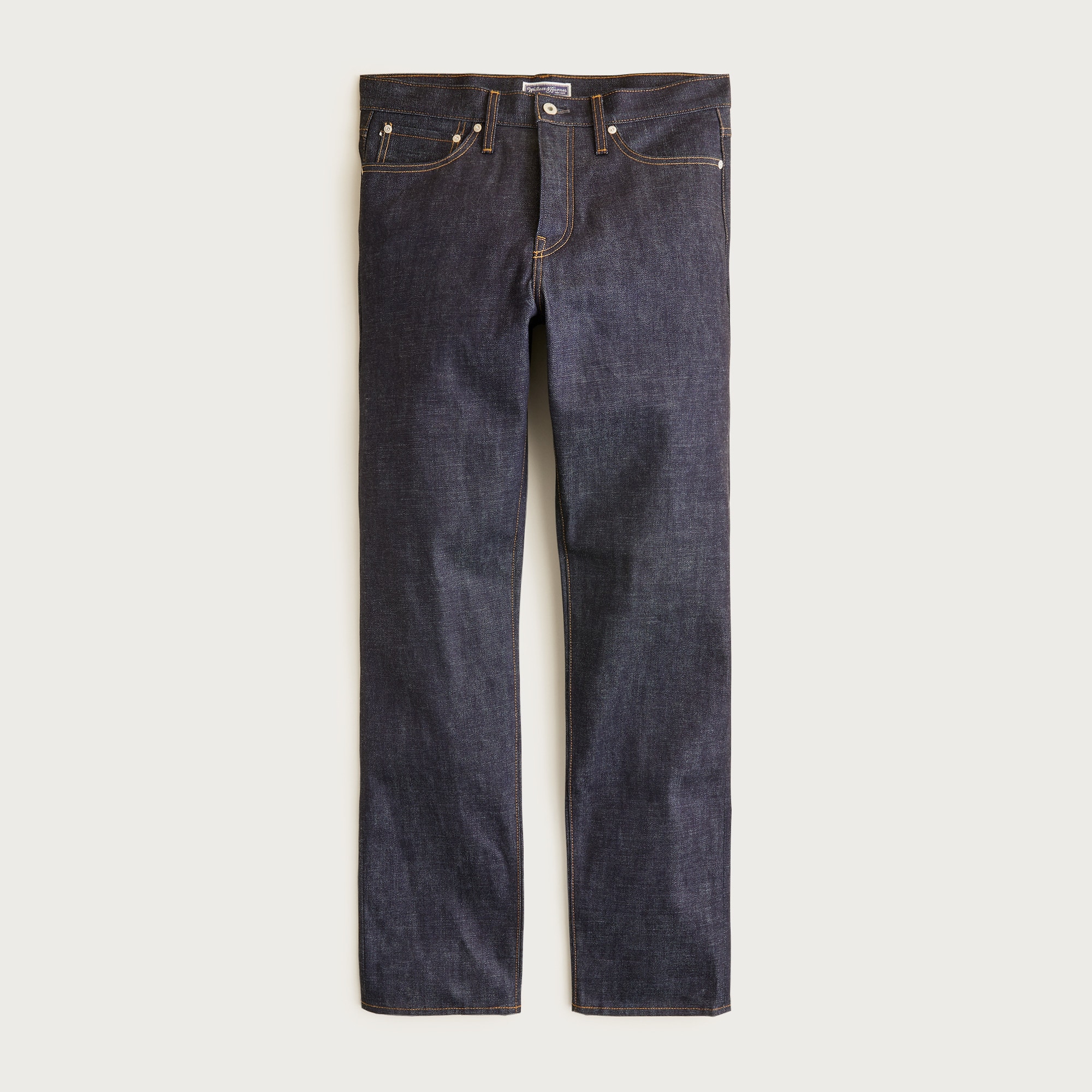 Wallace & Barnes straight-fit jean in Japanese raw selvedge denim