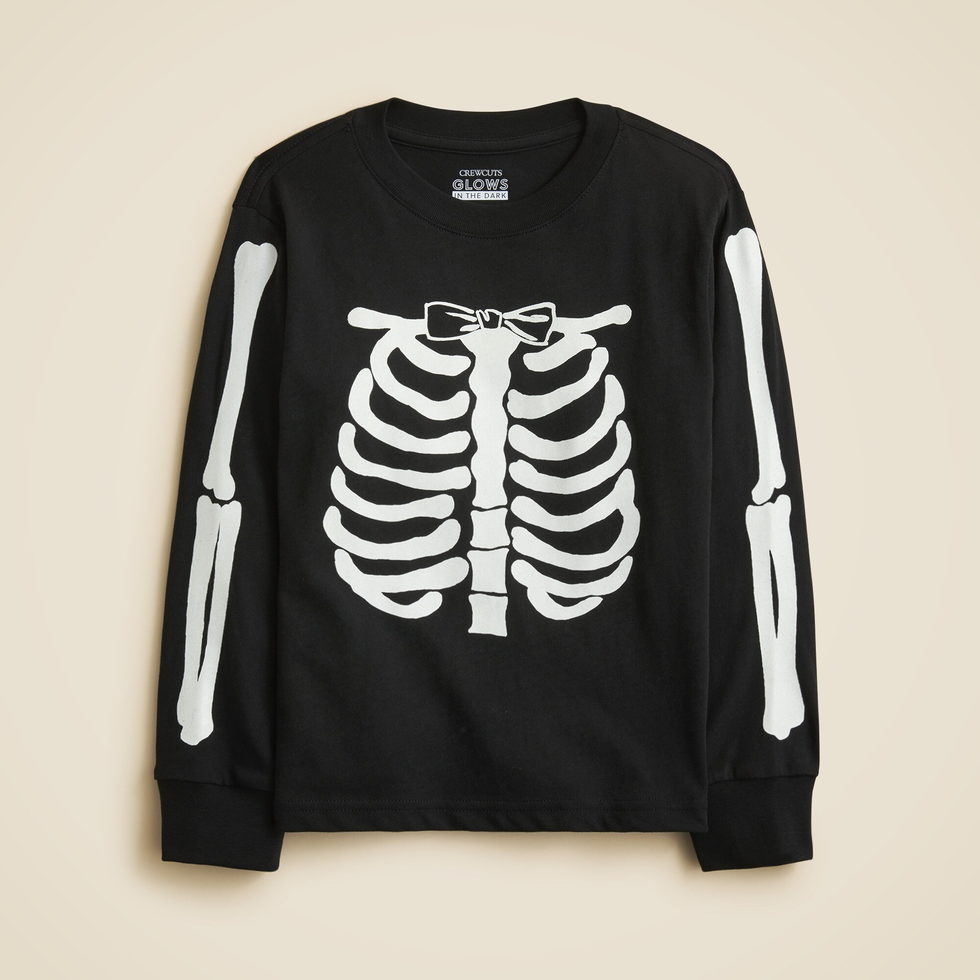 Kids' Glow-in-the-dark Skeleton Graphic T-shirt For Boys | J.Crew