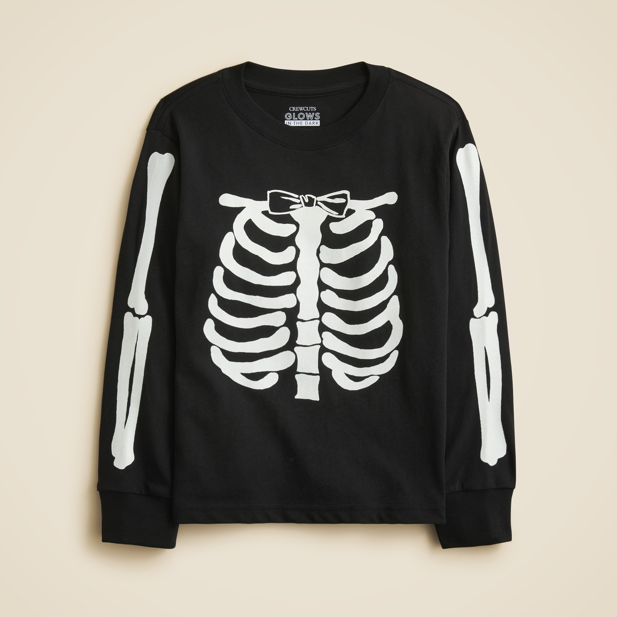 boys Kids' glow-in-the-dark skeleton graphic T-shirt