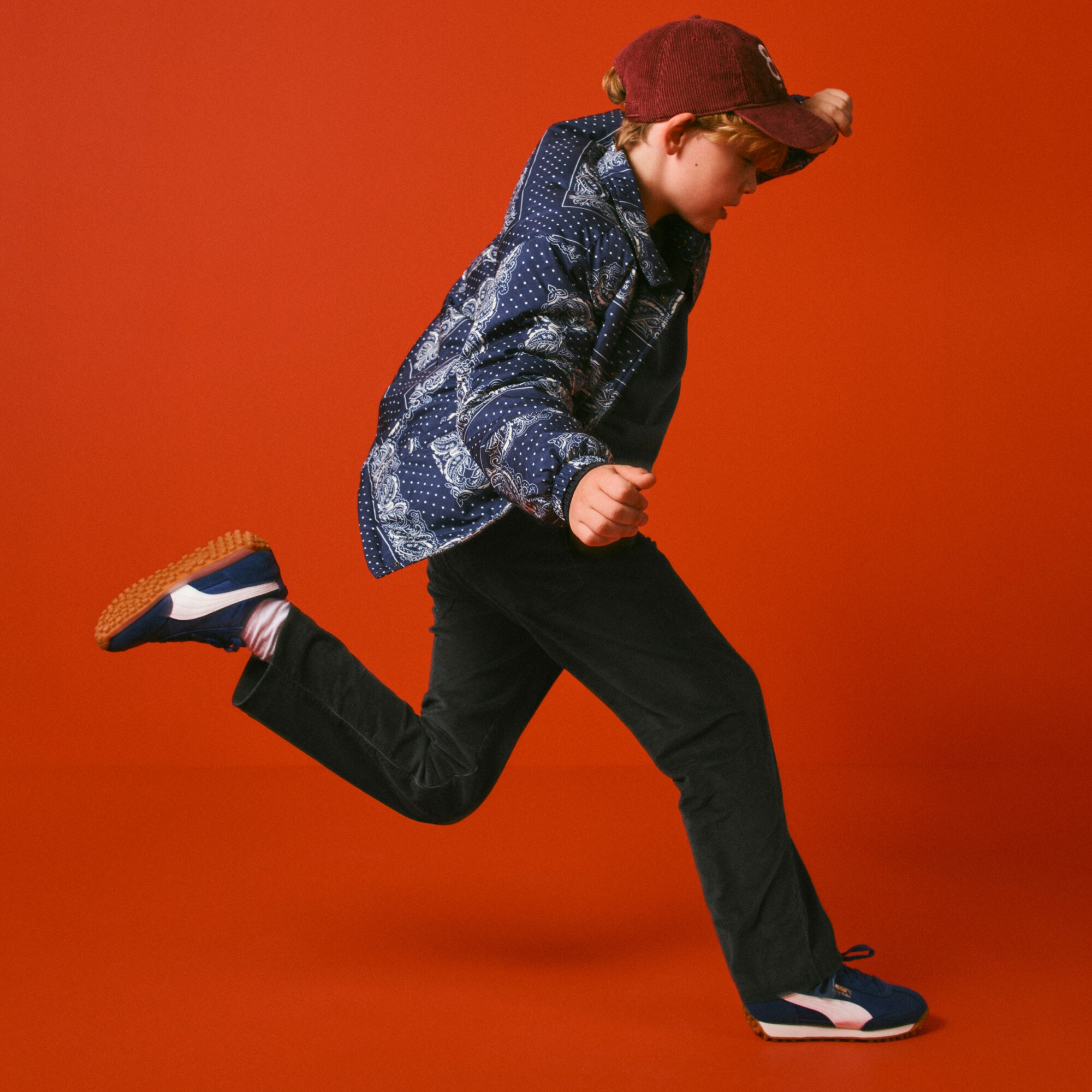Limited-edition kids' puffer shirt-jacket with PrimaLoft®